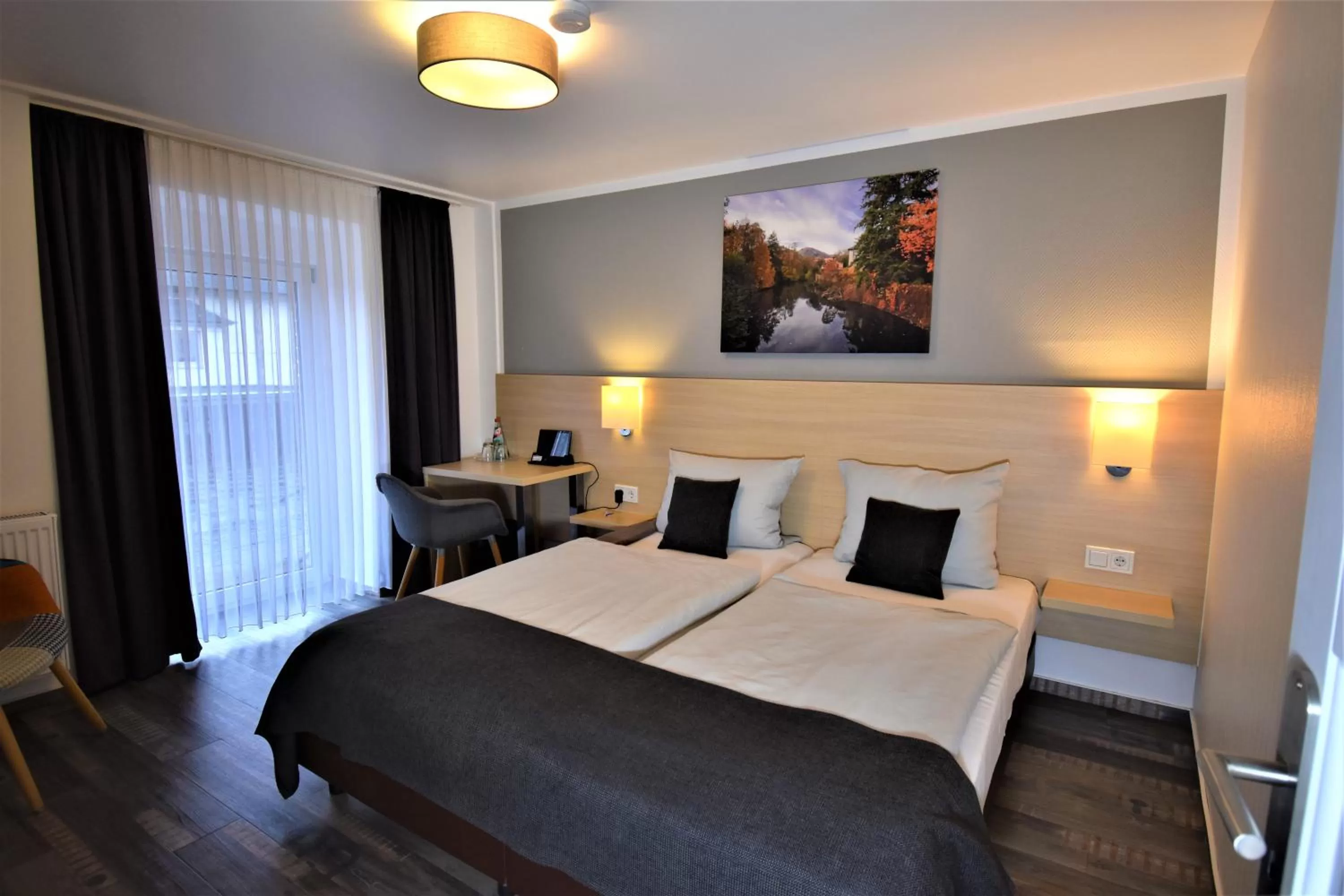 Bed in Altes Eishaus, Hotel & Restaurant