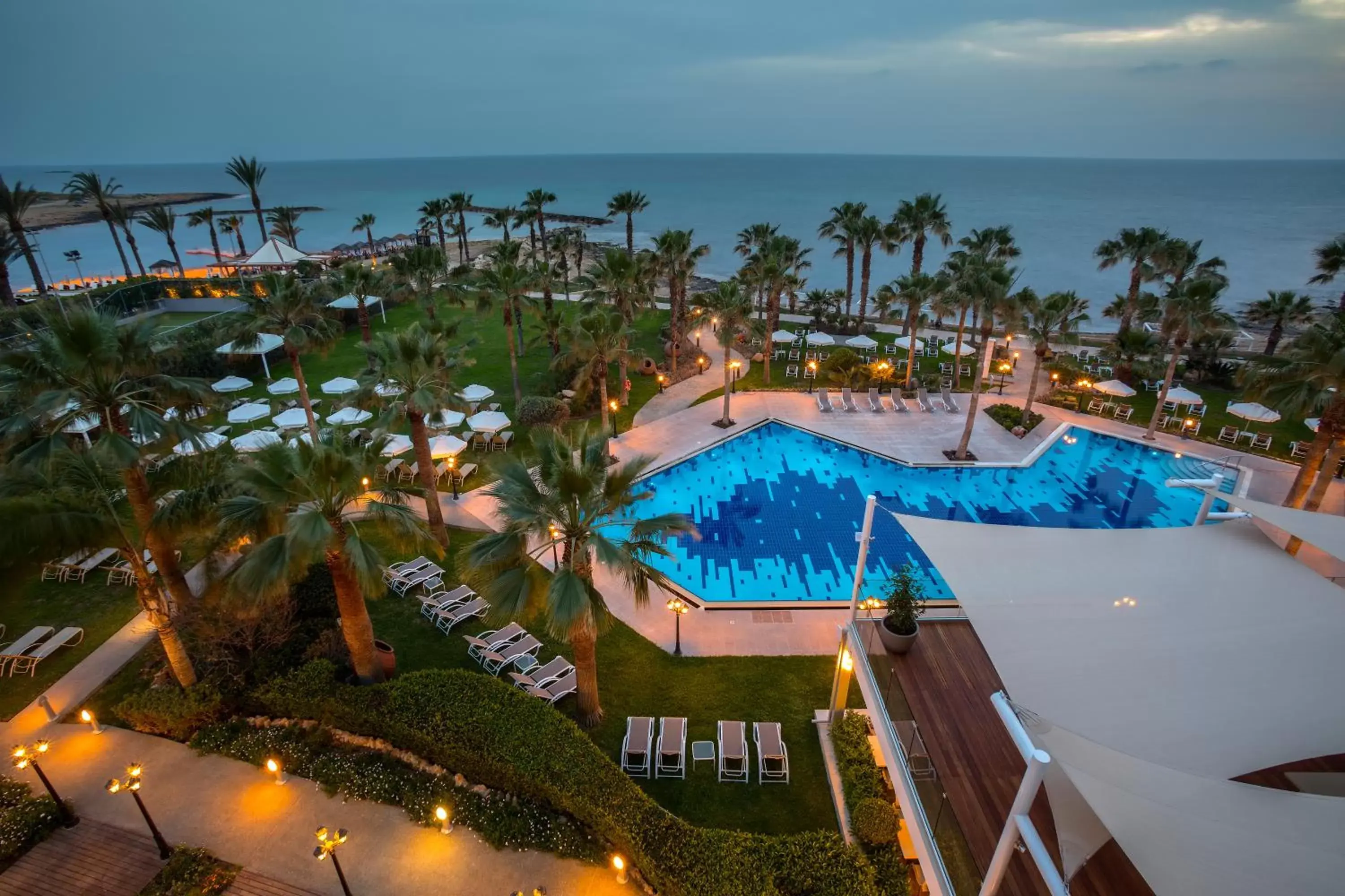 Swimming pool, Pool View in Aquamare Beach Hotel & Spa