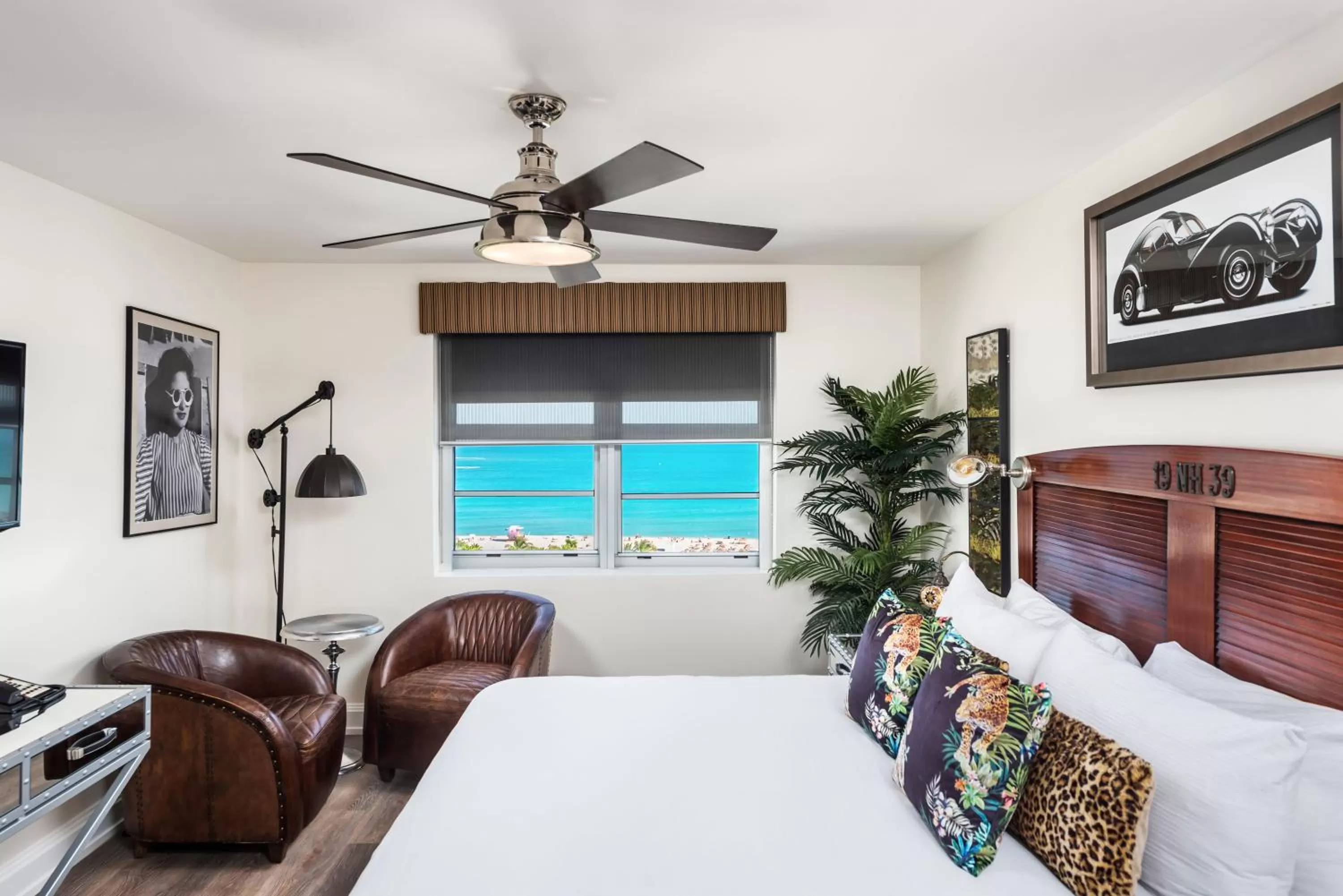 Decorative detail, Bed in National Hotel, An Adult Only Oceanfront Resort