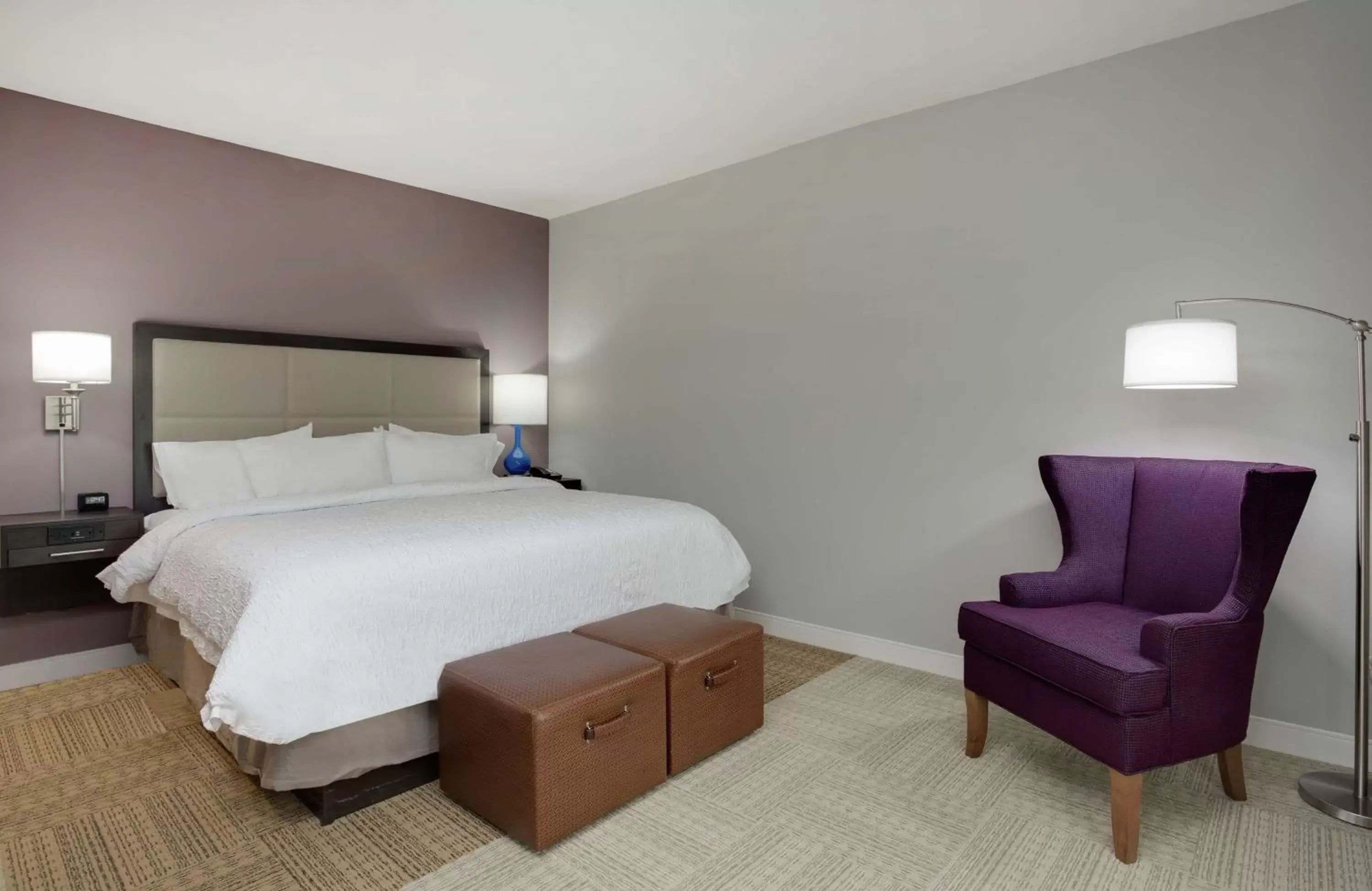 Living room, Bed in Hampton Inn and Suites Jacksonville/Orange Park, FL