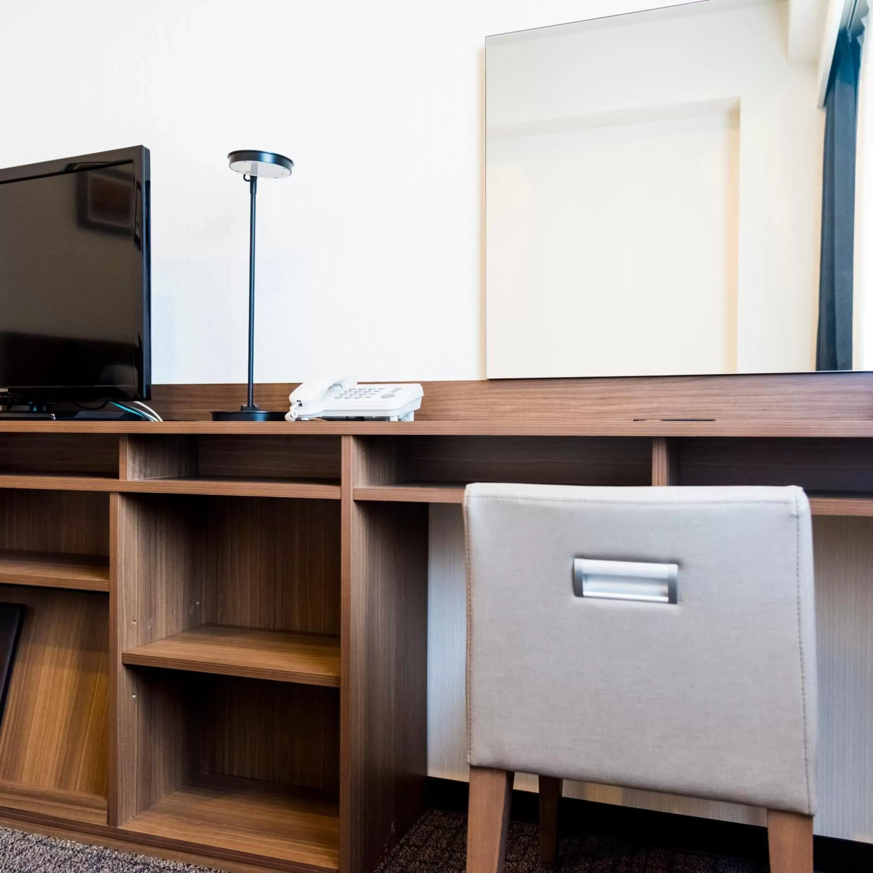 Photo of the whole room, TV/Entertainment Center in HOTEL MYSTAYS Sapporo Nakajima Park Annex