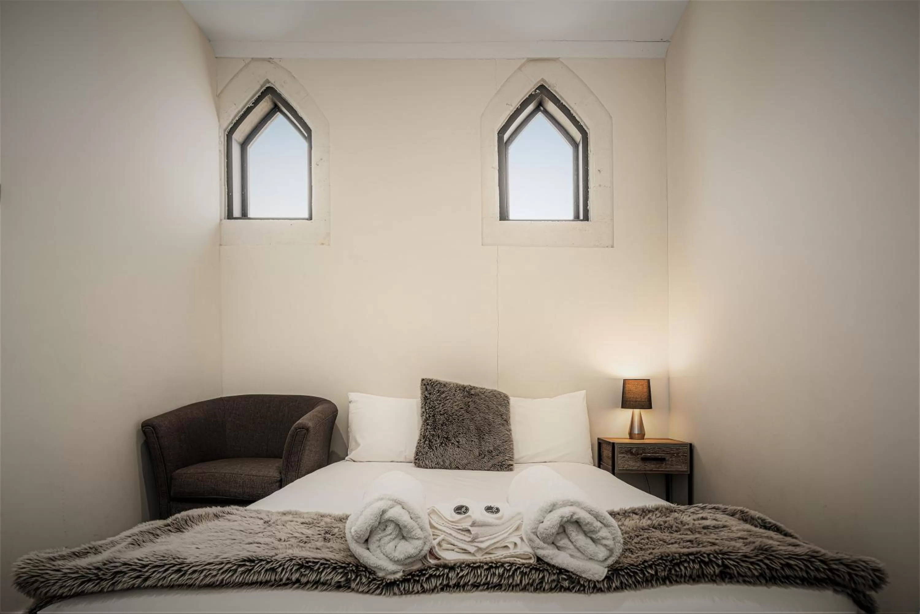 Bed in Kryal Castle Ballarat