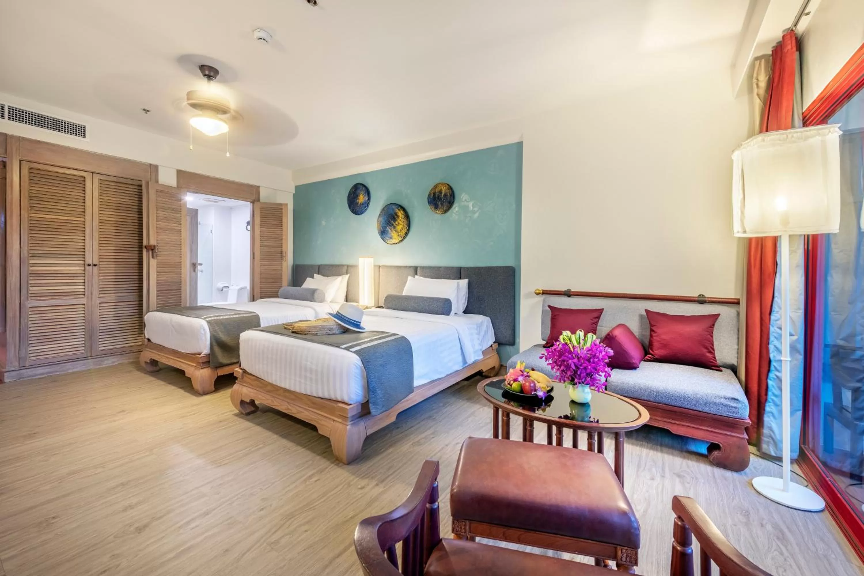 Bedroom, Bed in Chada Thai Village