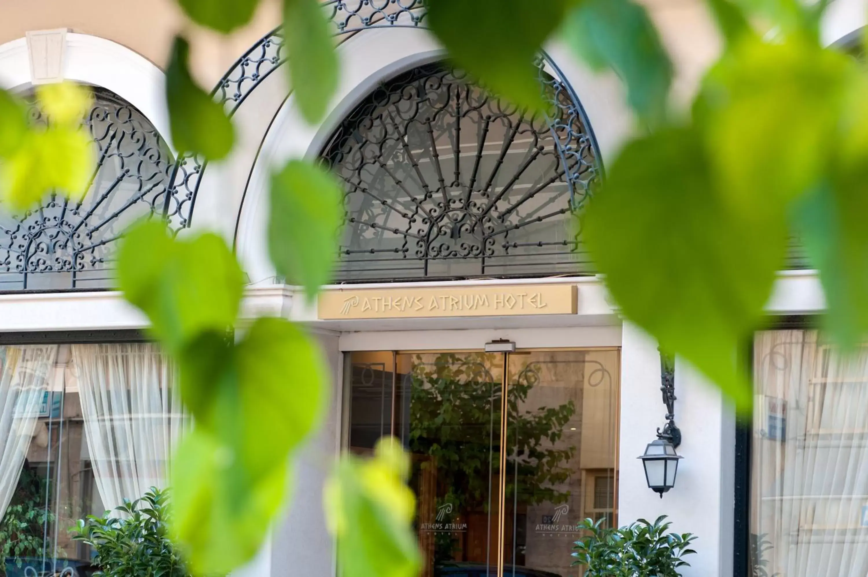 Facade/entrance in Athens Atrium Hotel & Jacuzzi Suites