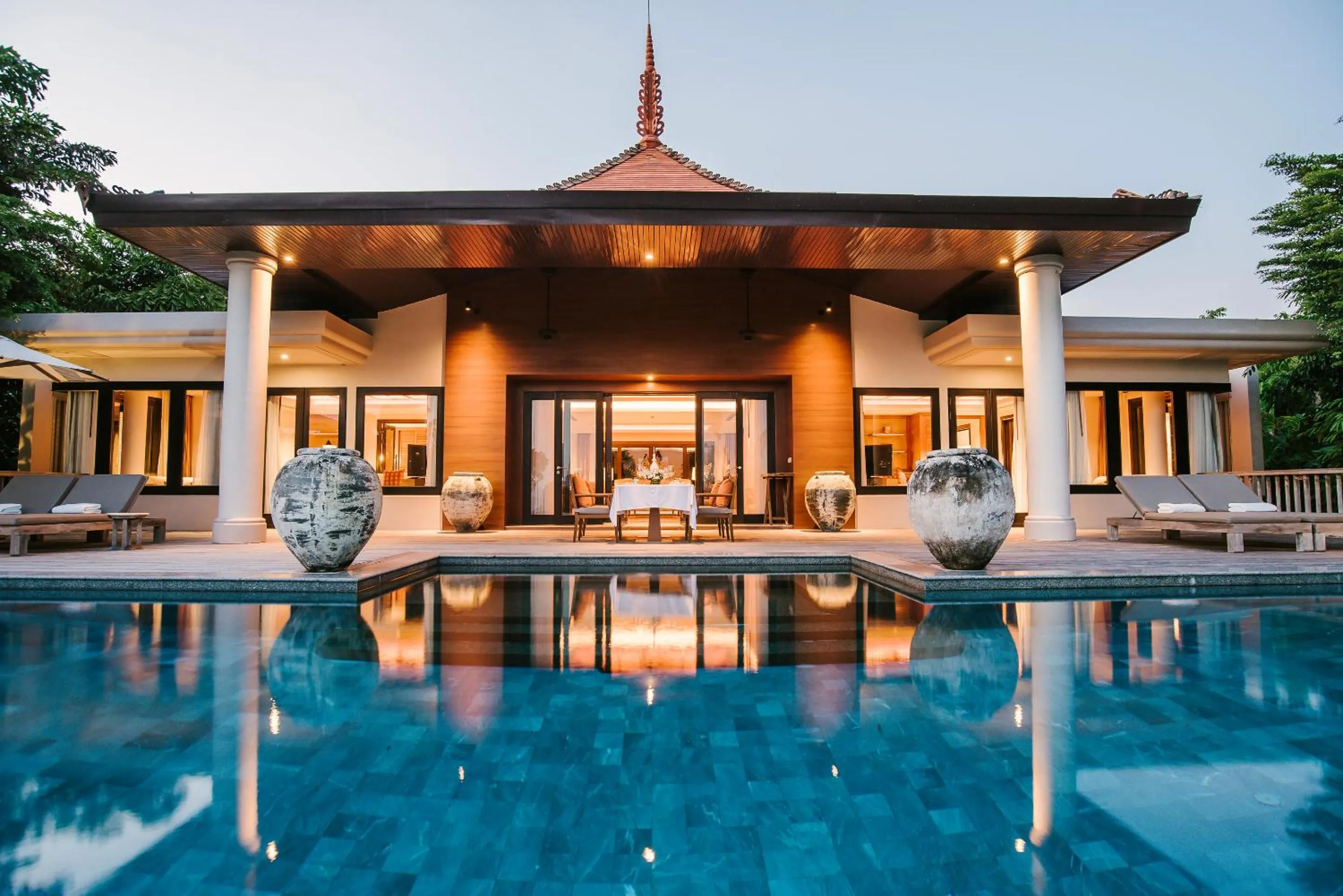 Swimming pool in Trisara Villas & Residences Phuket