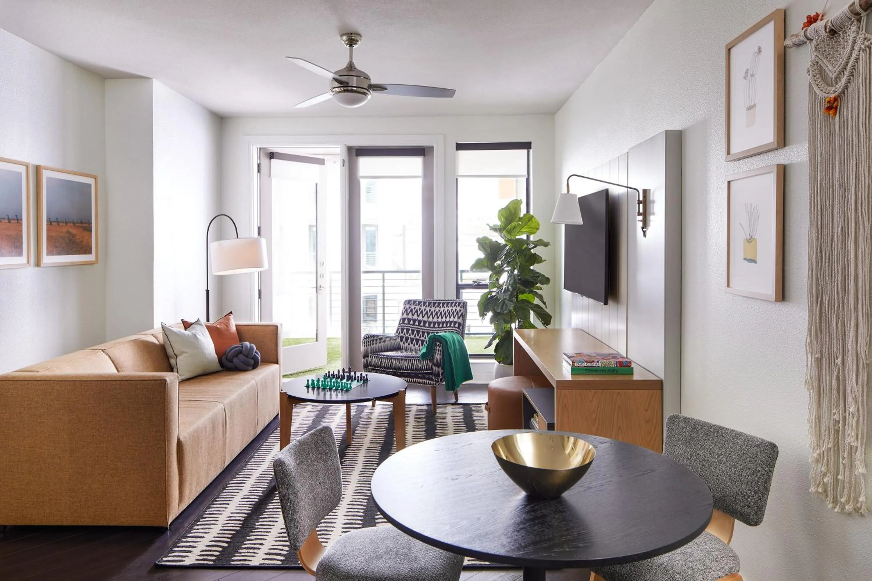 2 Bedroom Designer Furnished Apt in East Austin in Sentral East Austin at 1614 E Sixth