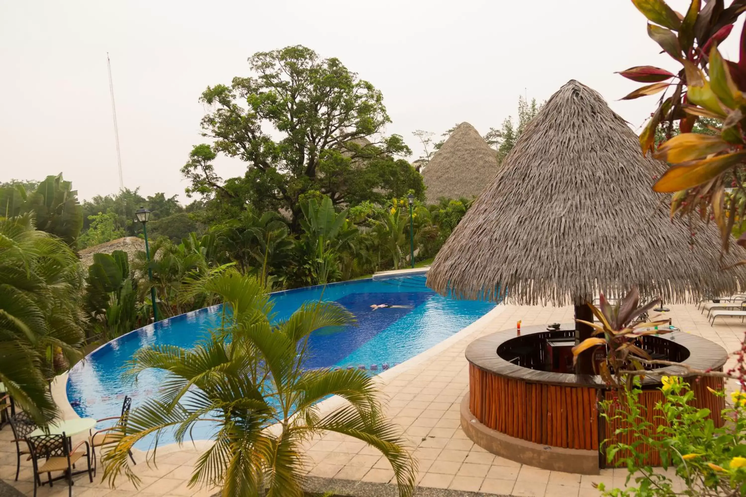 Pool view, Swimming Pool in Hotel Villa Mercedes Palenque