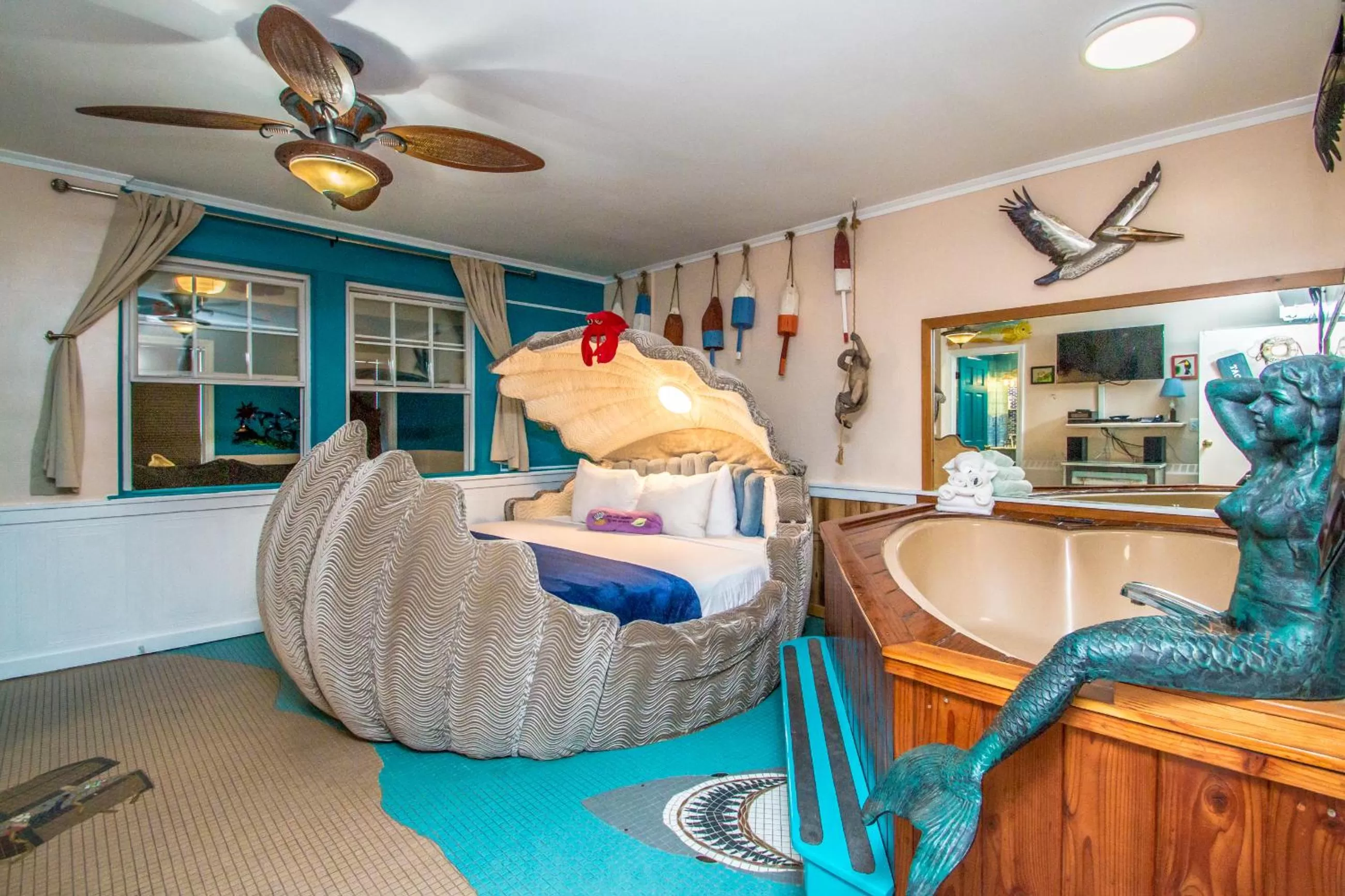 Bed in Adventure Suites