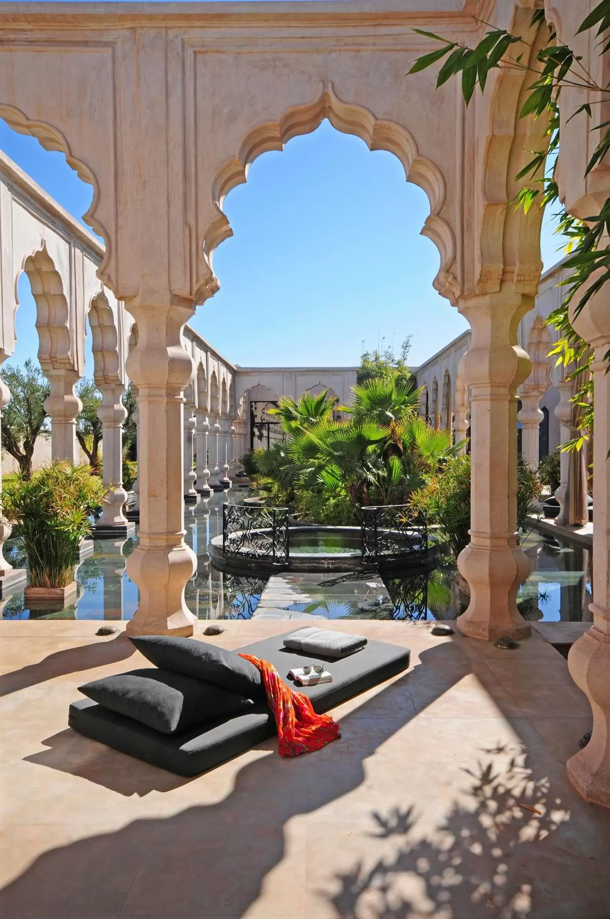 Pool view in Palais Namaskar