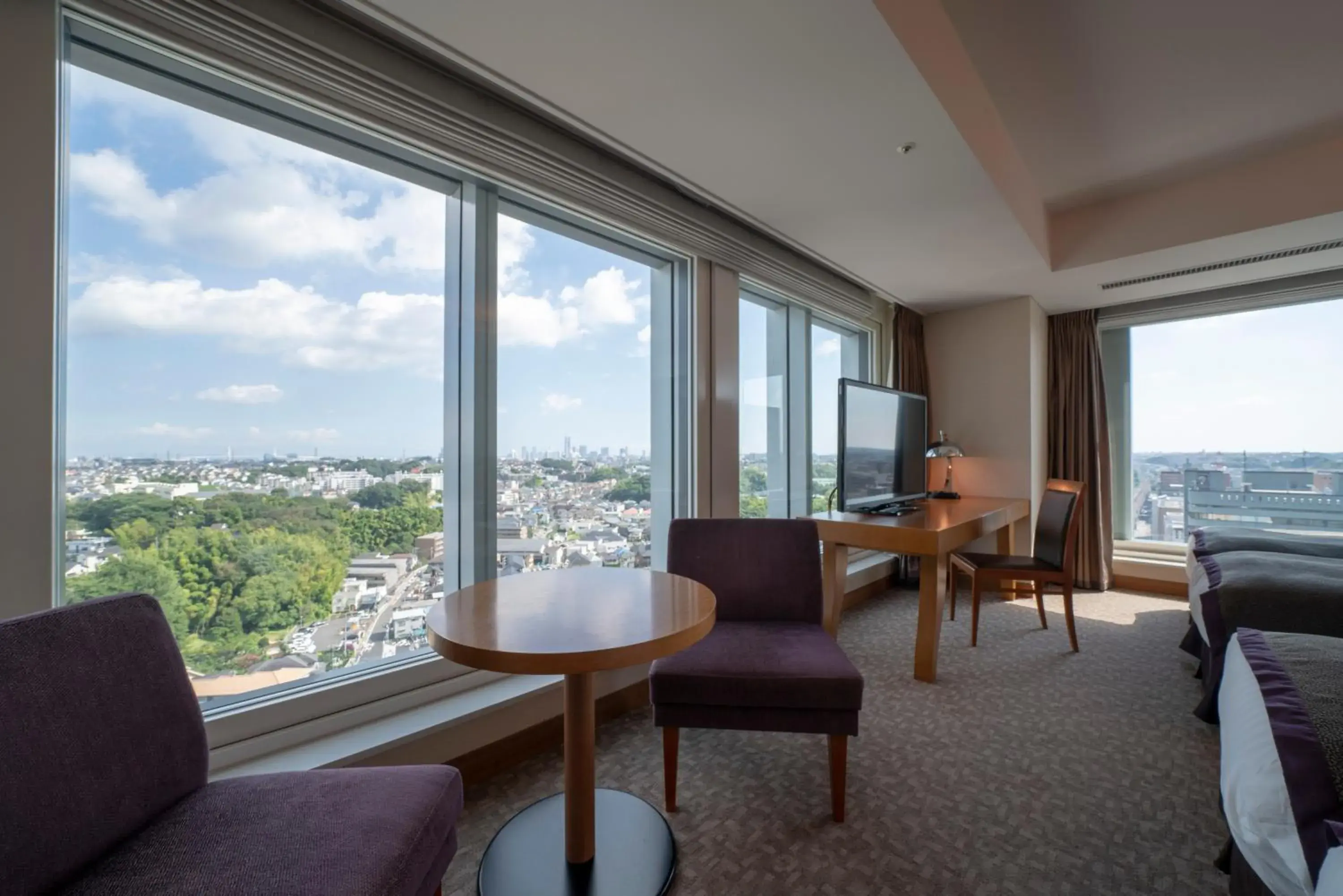 City view, Seating Area in Hotel Associa Shin-Yokohama