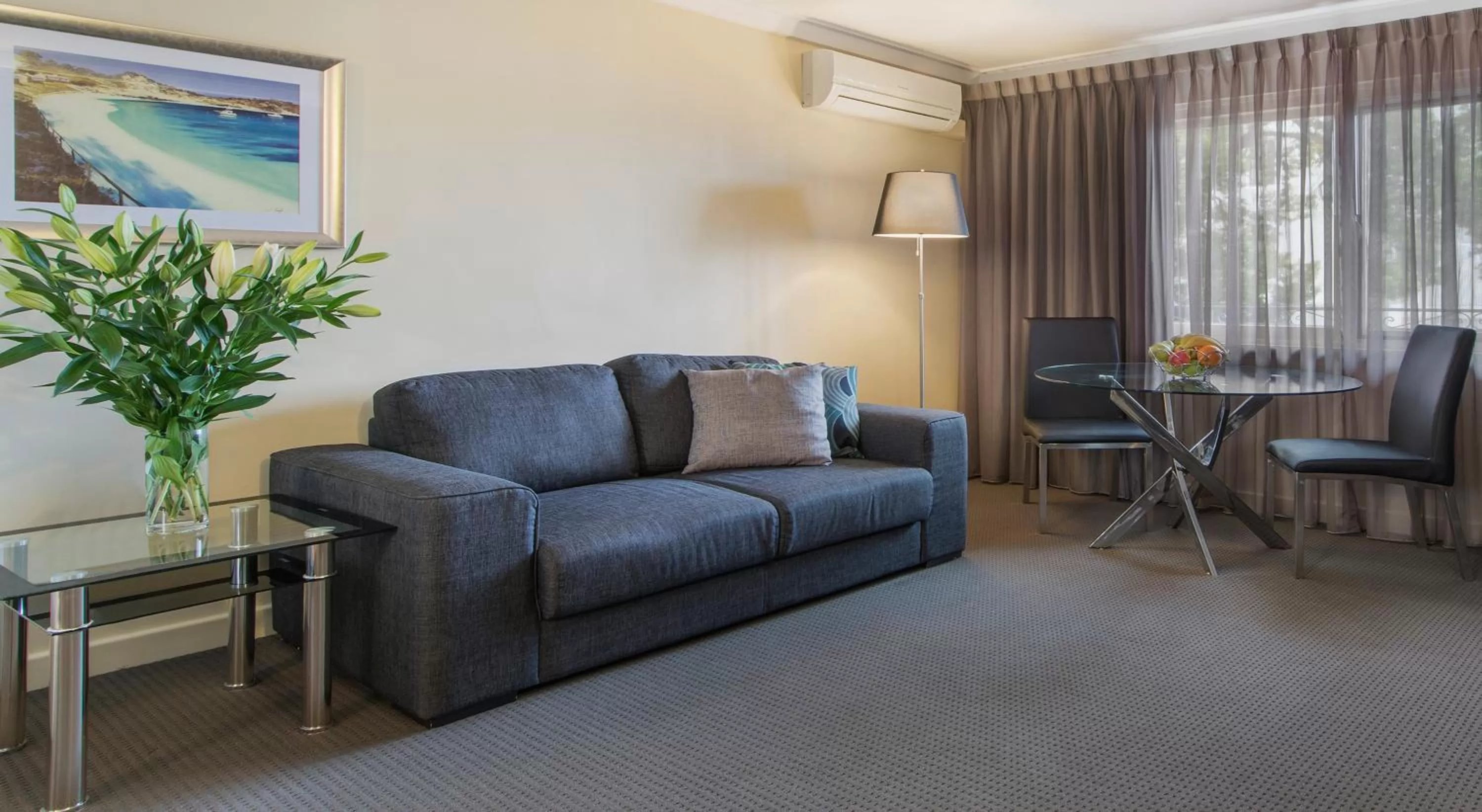 Living room in The Peninsula Riverside Serviced Apartments