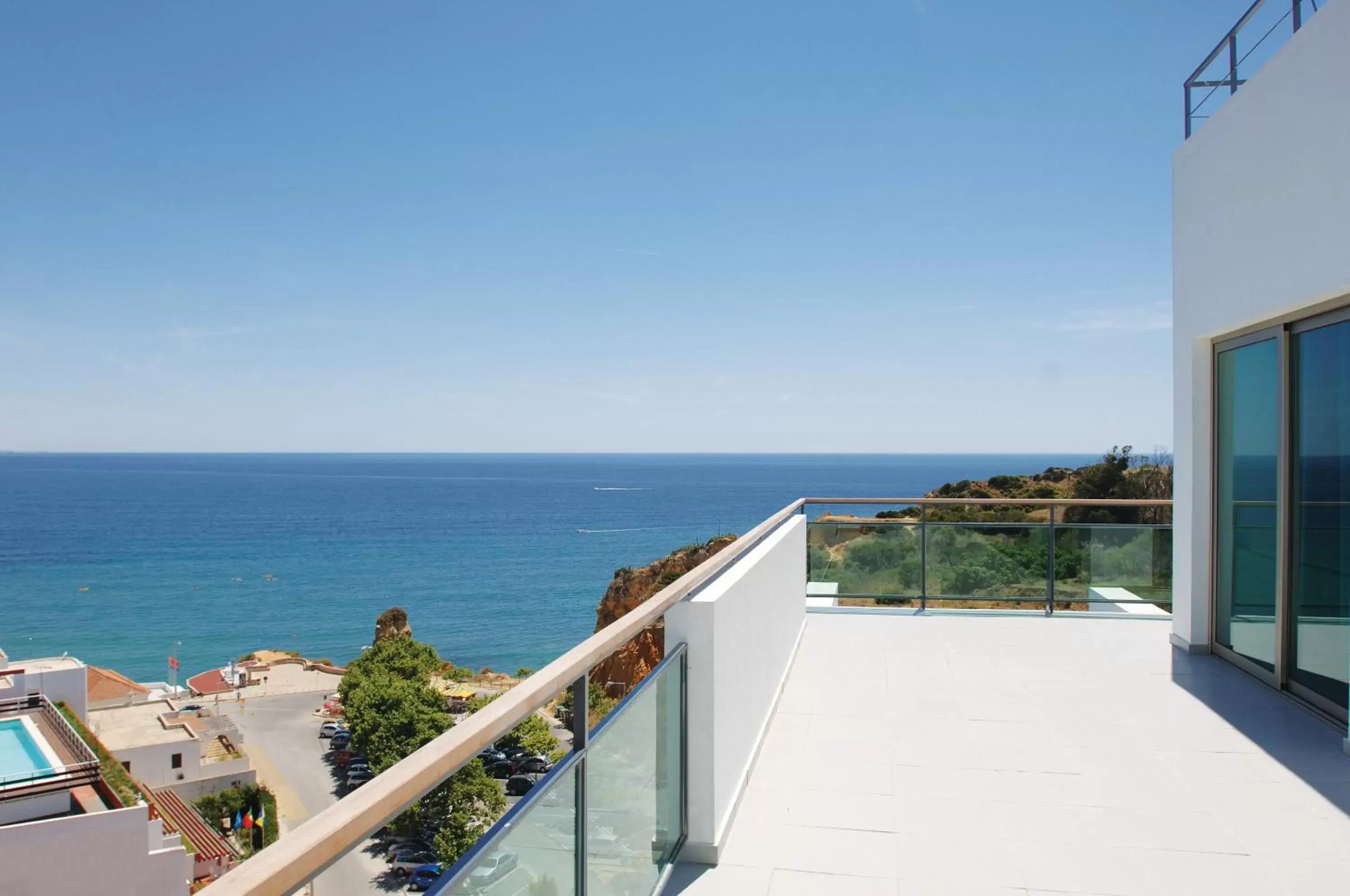 Balcony/Terrace, Sea View in Villa Doris Suites