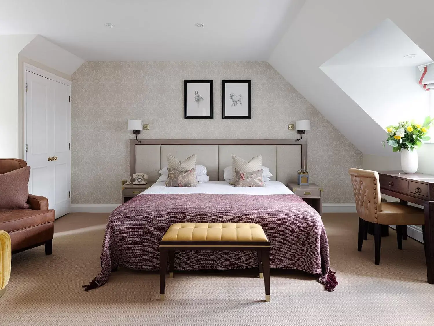 Bed in Eastwell Manor, Champneys Hotel & Spa