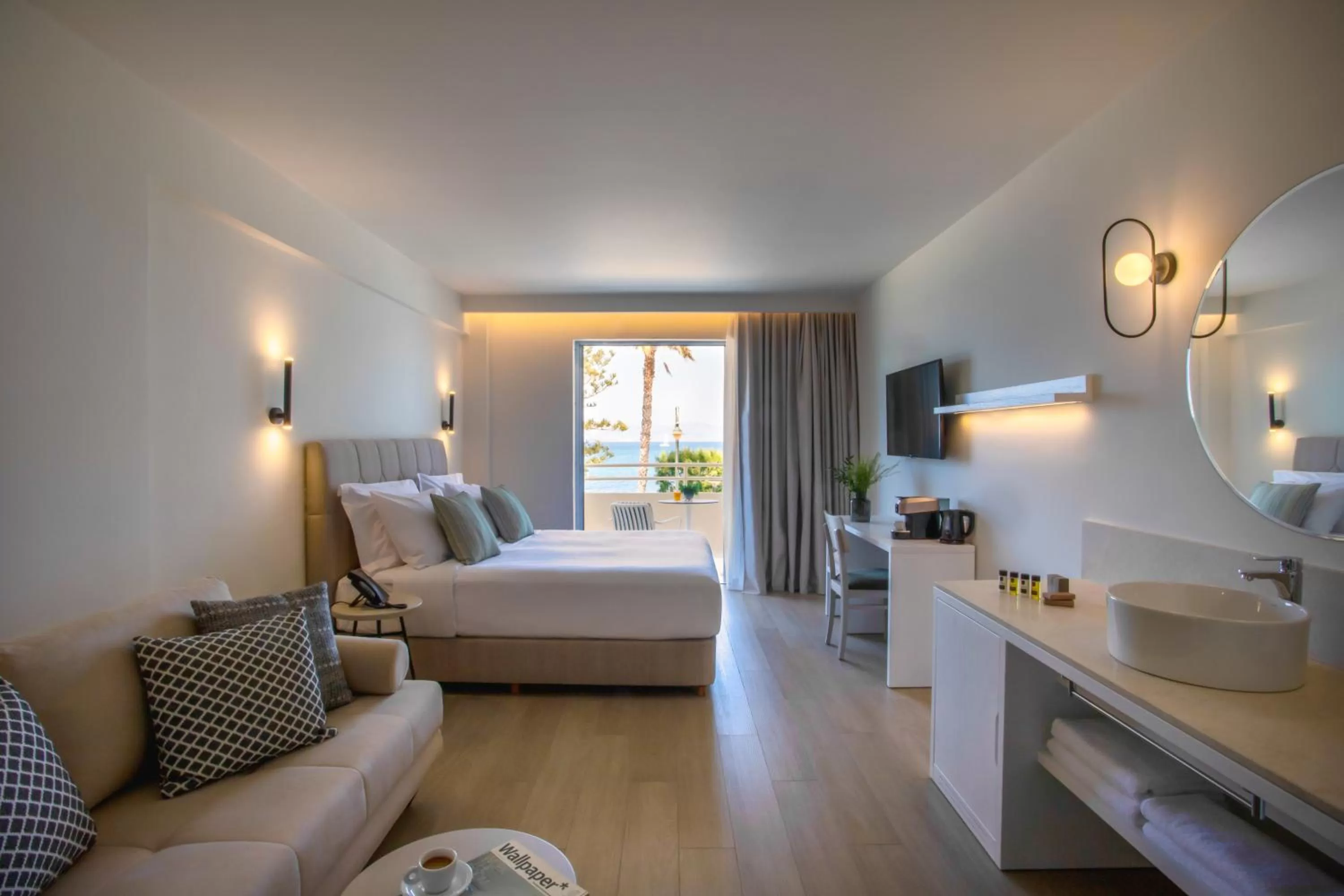 View (from property/room), Bed in KoSea Boutique Hotel