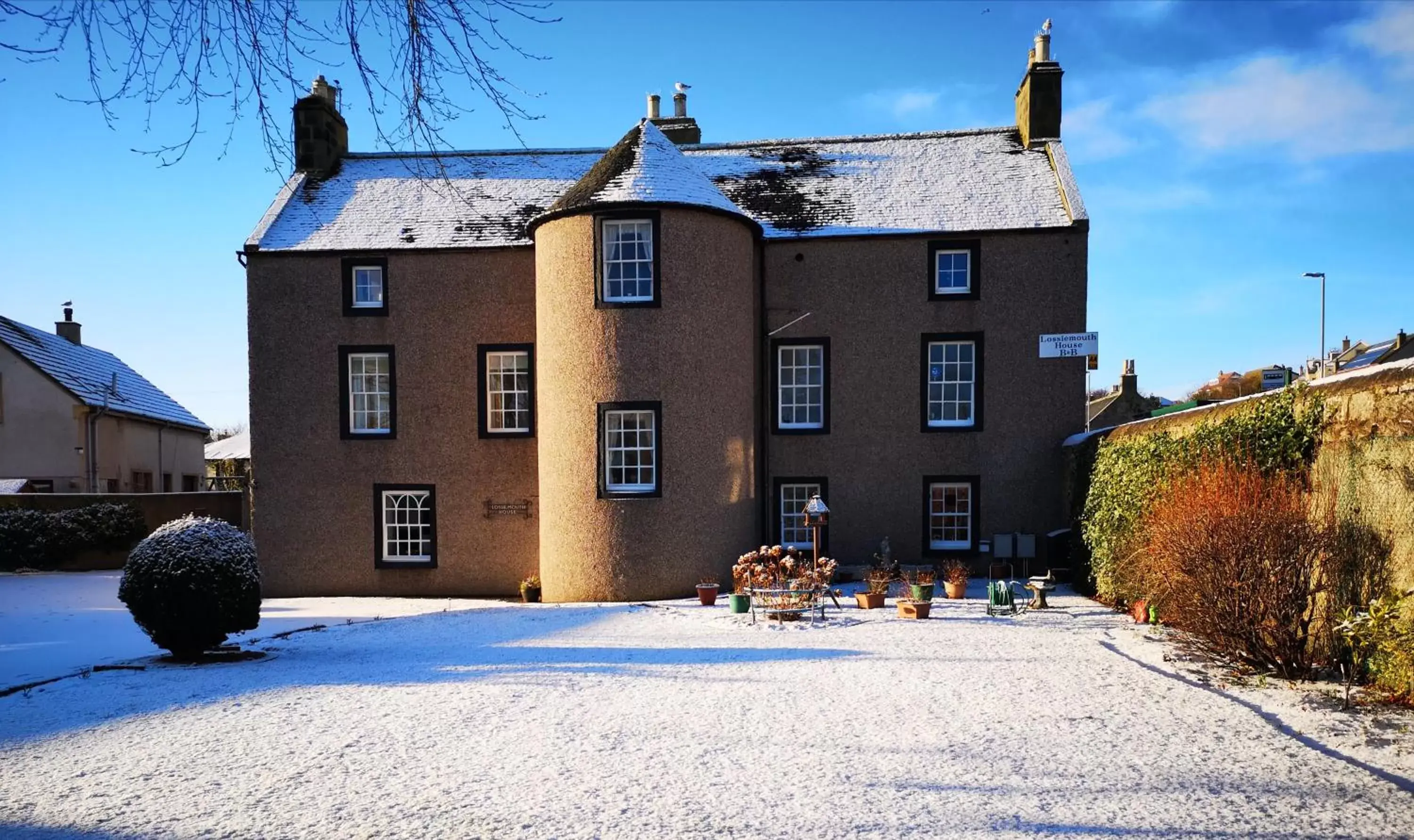 Property building, Winter in Lossiemouth House