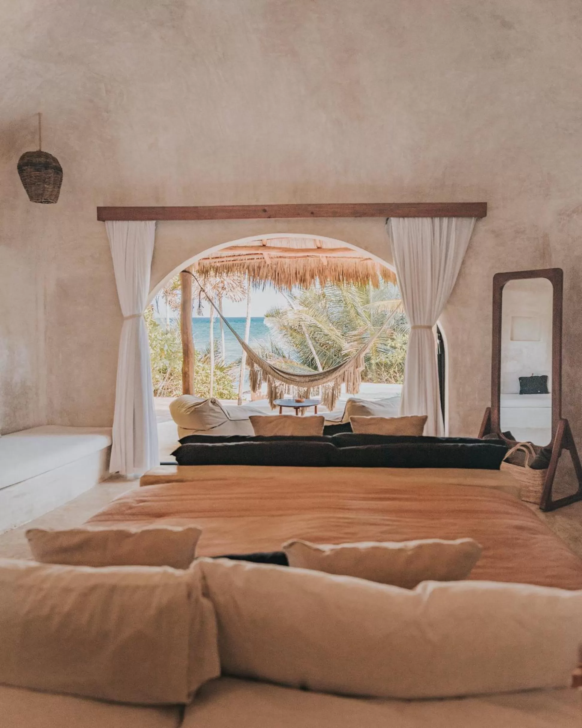 Bed in Papaya Playa Project, Tulum, a Member of Design Hotels