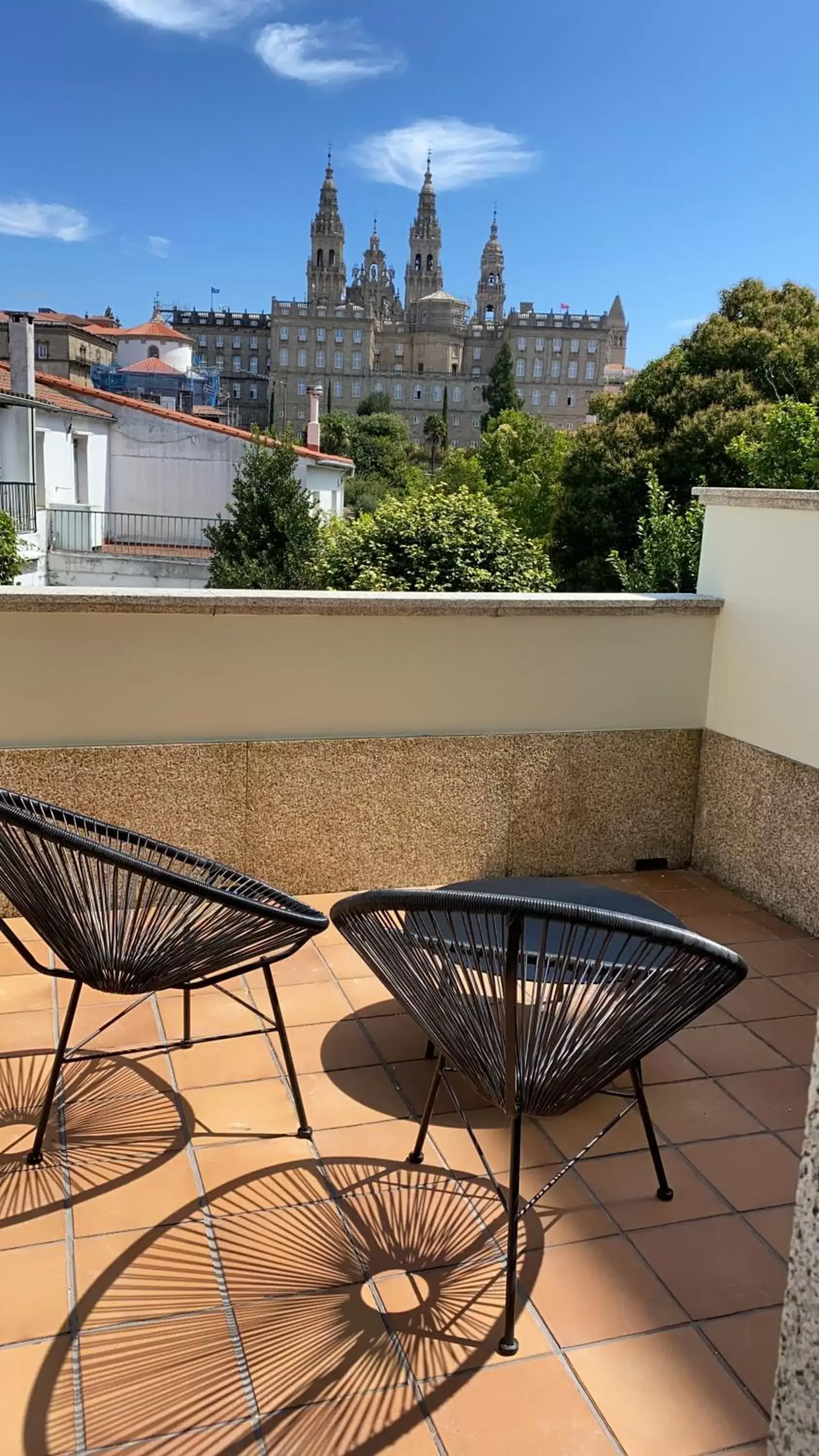 Balcony/Terrace in Pombal Rooms Santiago