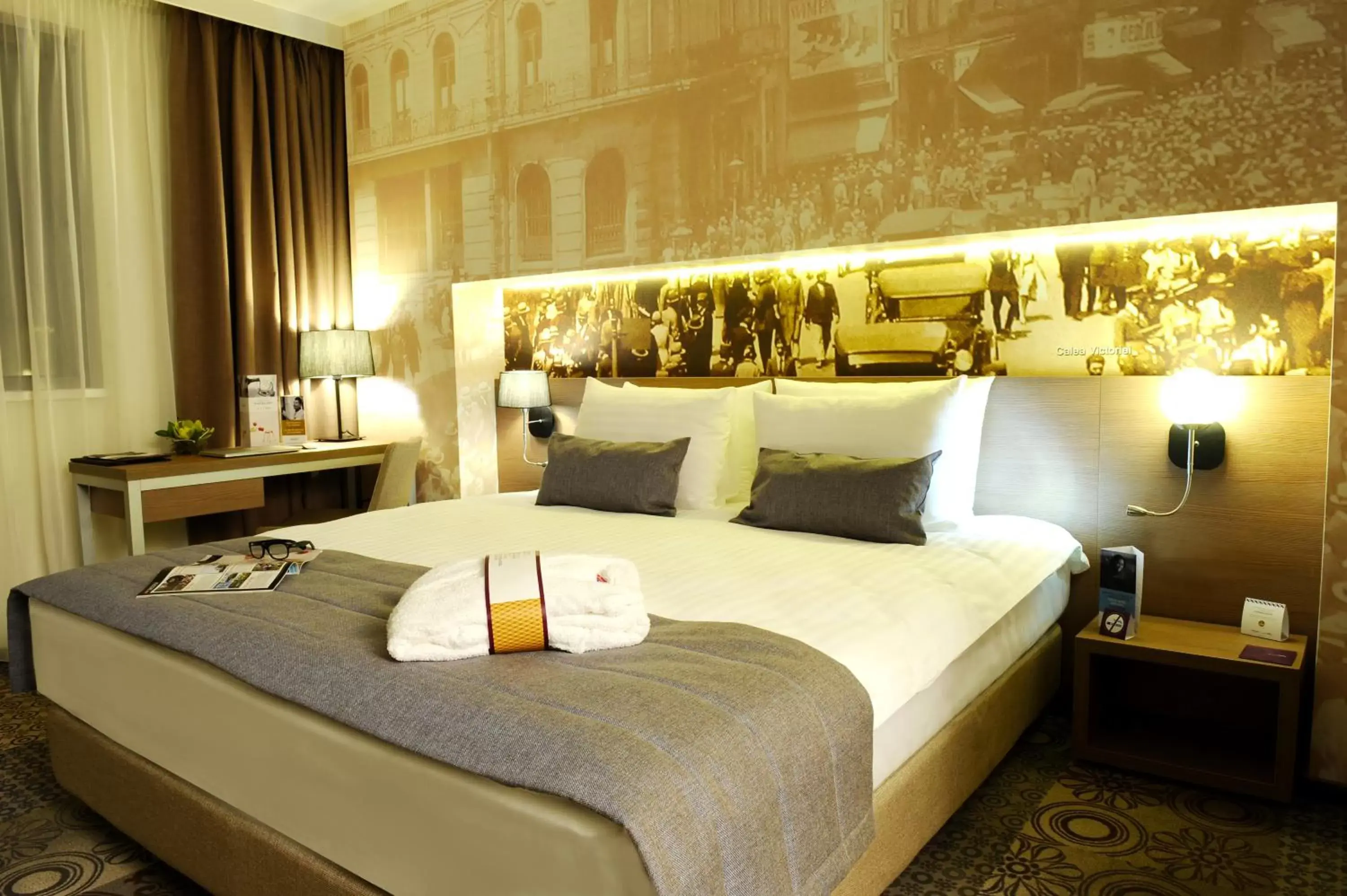 Bed in Mercure Bucharest City Center