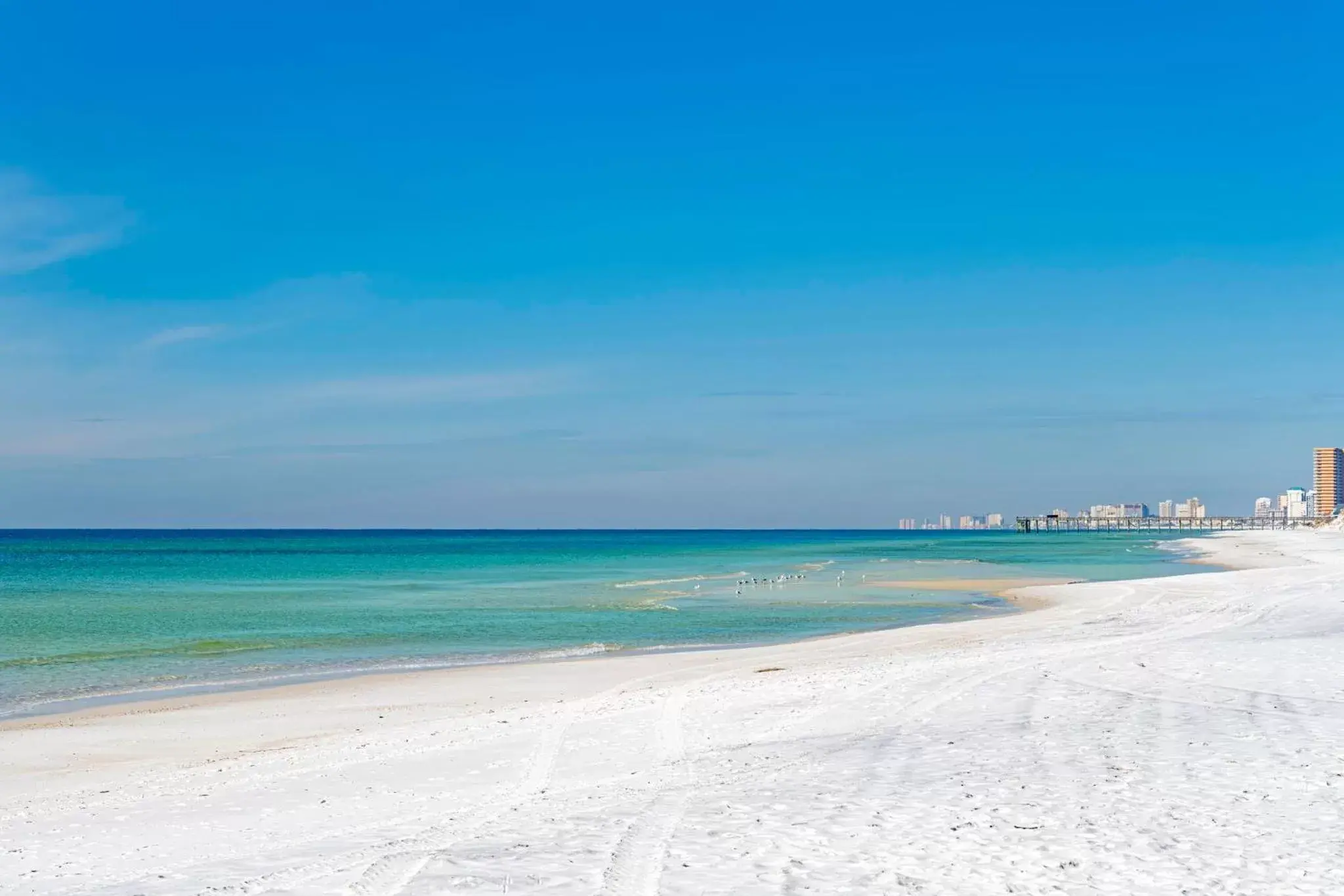 Nearby landmark, Beach in Holiday Inn Express & Suites Panama City Beach - Beachfront, an IHG Hotel