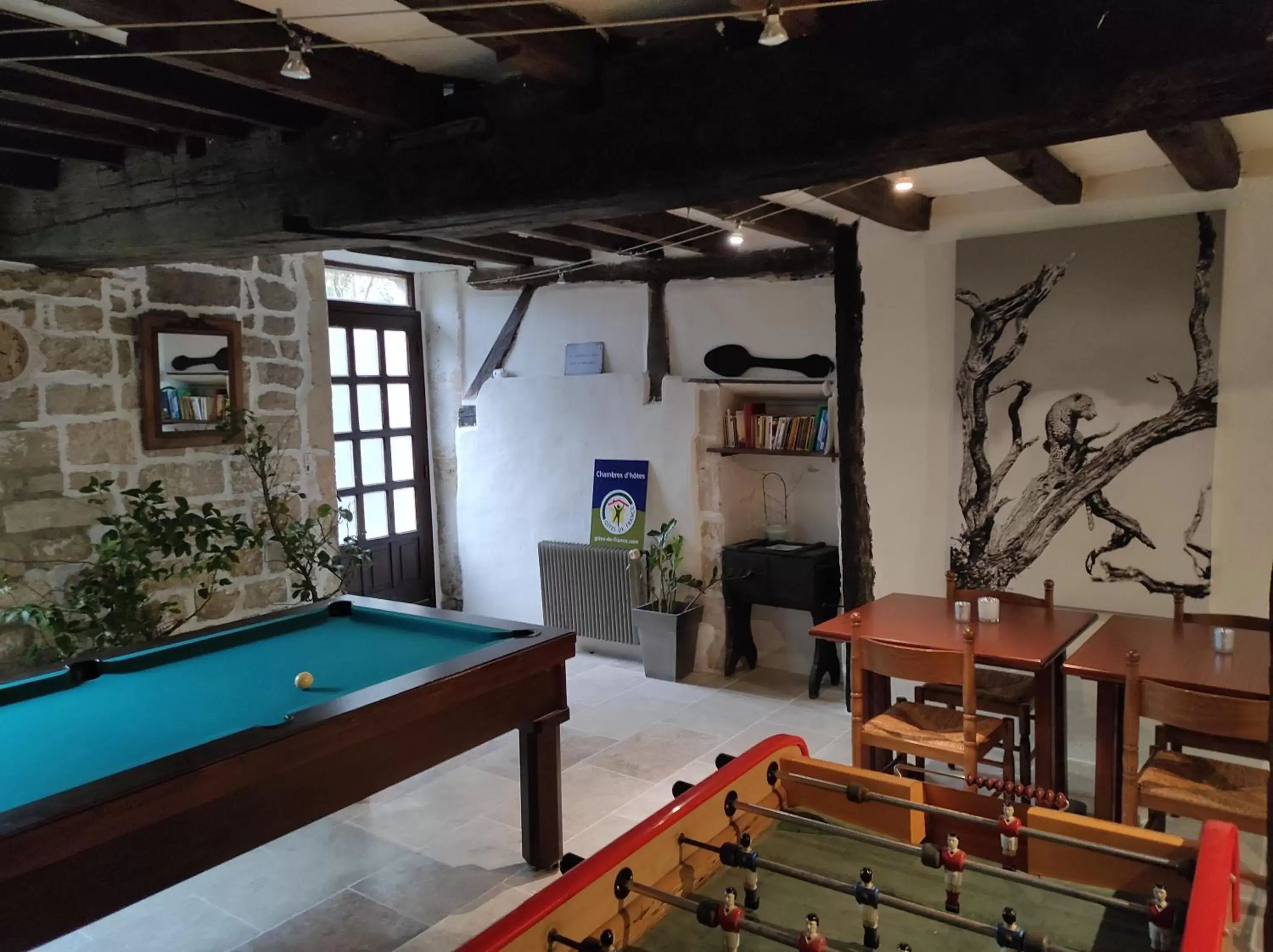 Billiards in Le Moulin Aux Ecrevisses