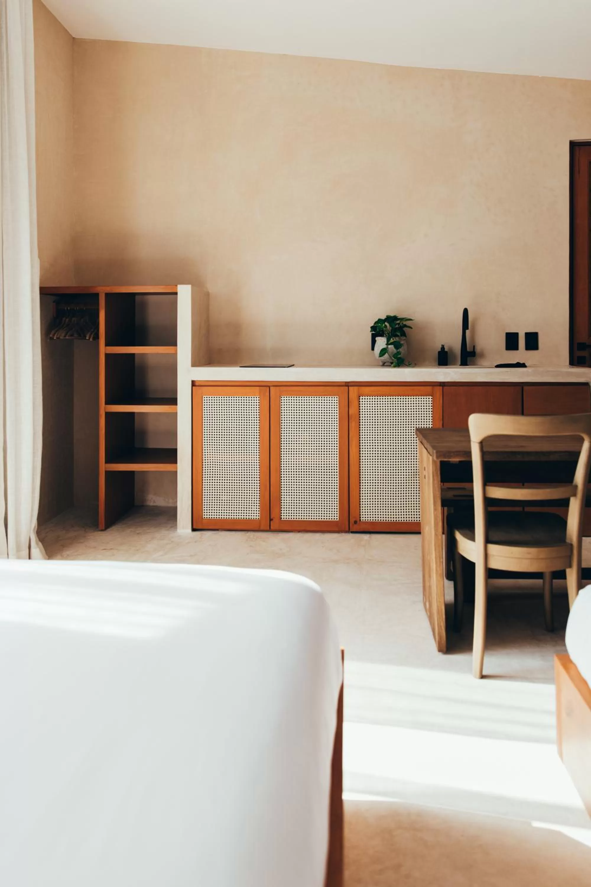 Kitchen or kitchenette in Cucu Hotel El Cuyo