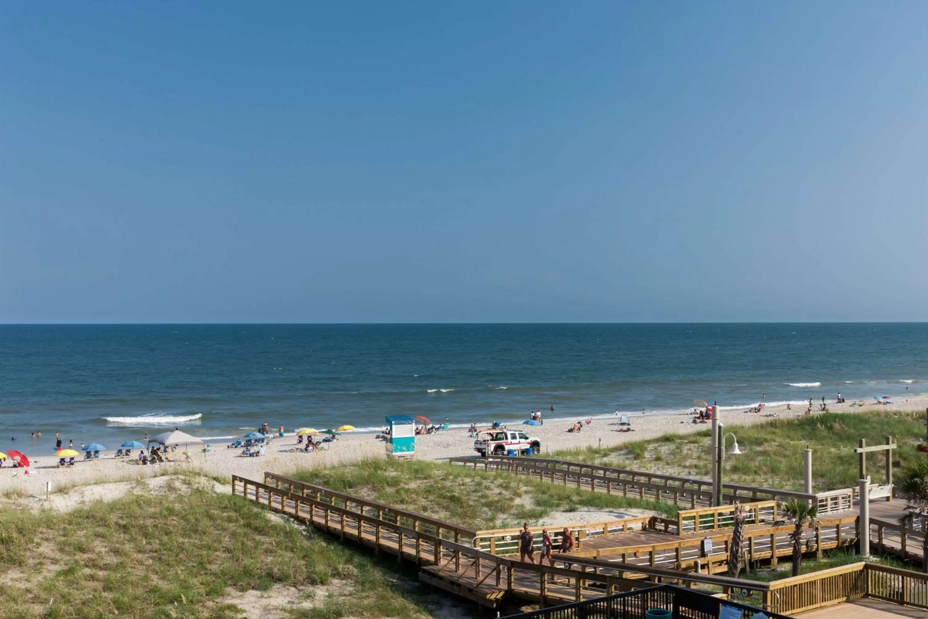 Beach in Hampton Inn & Suites by Hilton Carolina Beach Oceanfront
