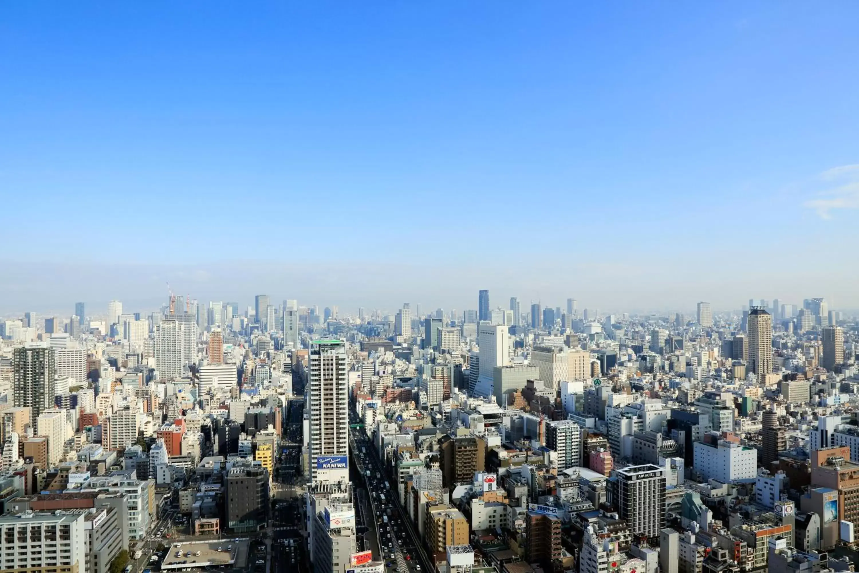 View (from property/room), Bird's-eye View in Hotel Monterey Grasmere Osaka