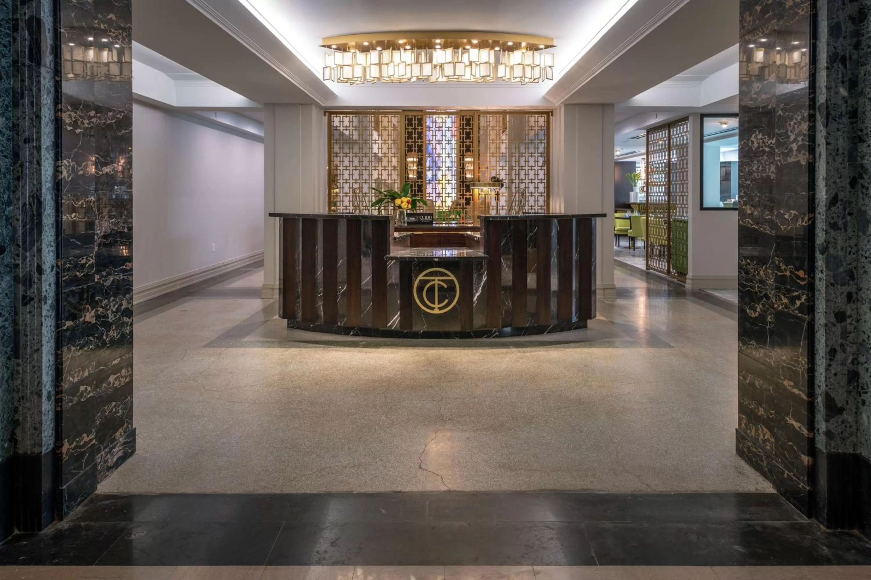 Lobby or reception in Tulsa Club Hotel Curio Collection By Hilton