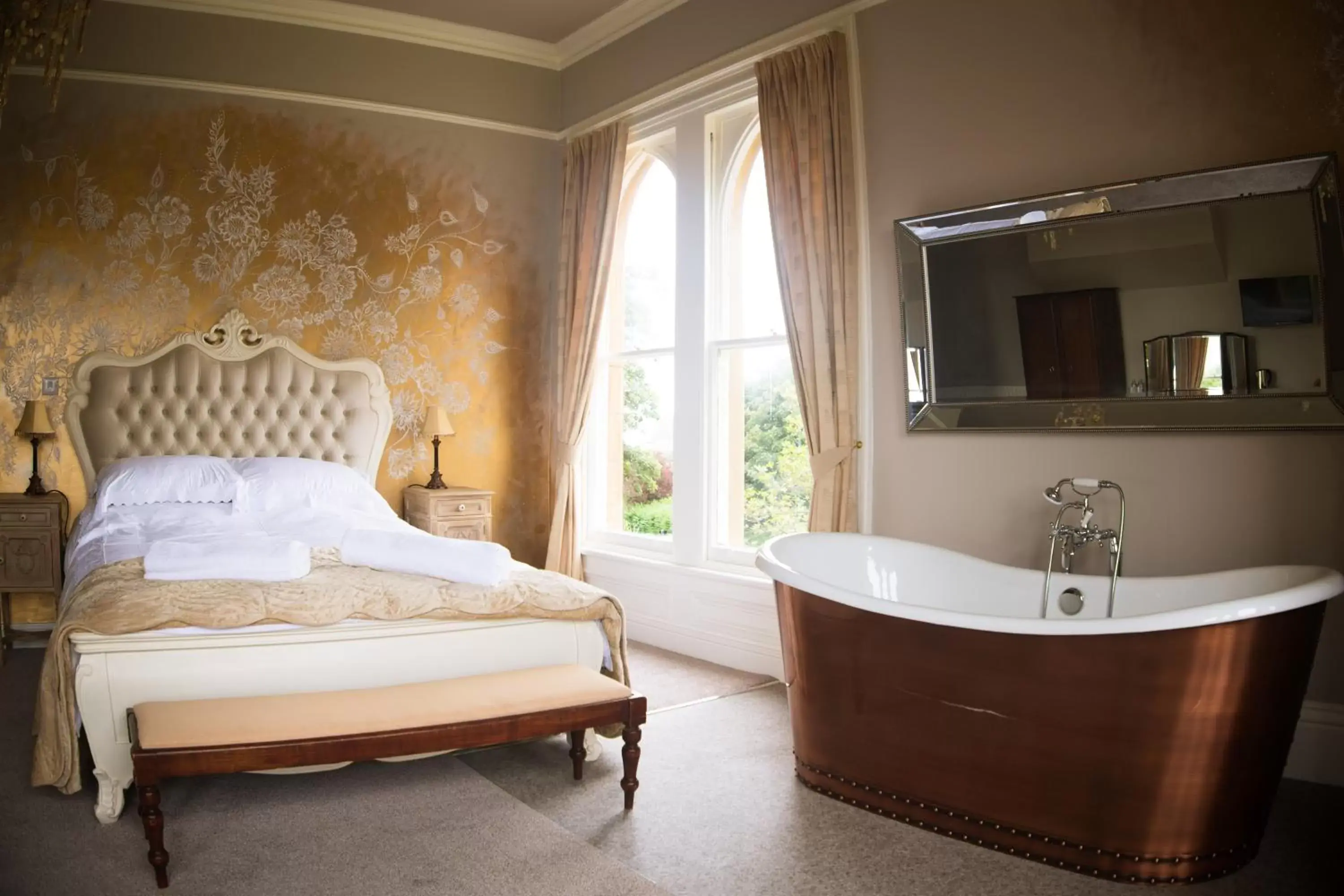 Bedroom, Room Photo in Brockley Hall Hotel