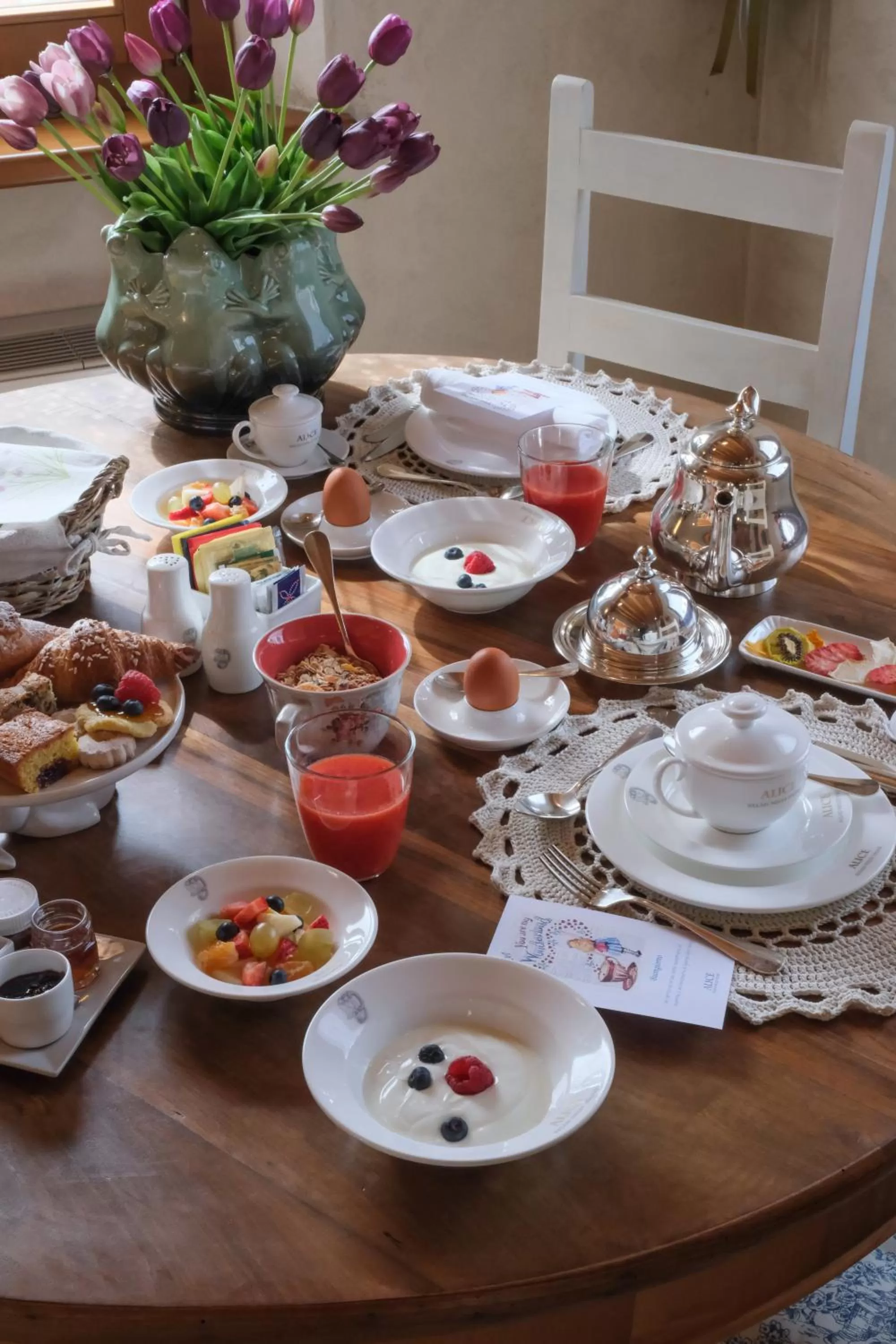 Food and drinks in Alice Relais Nelle Vigne