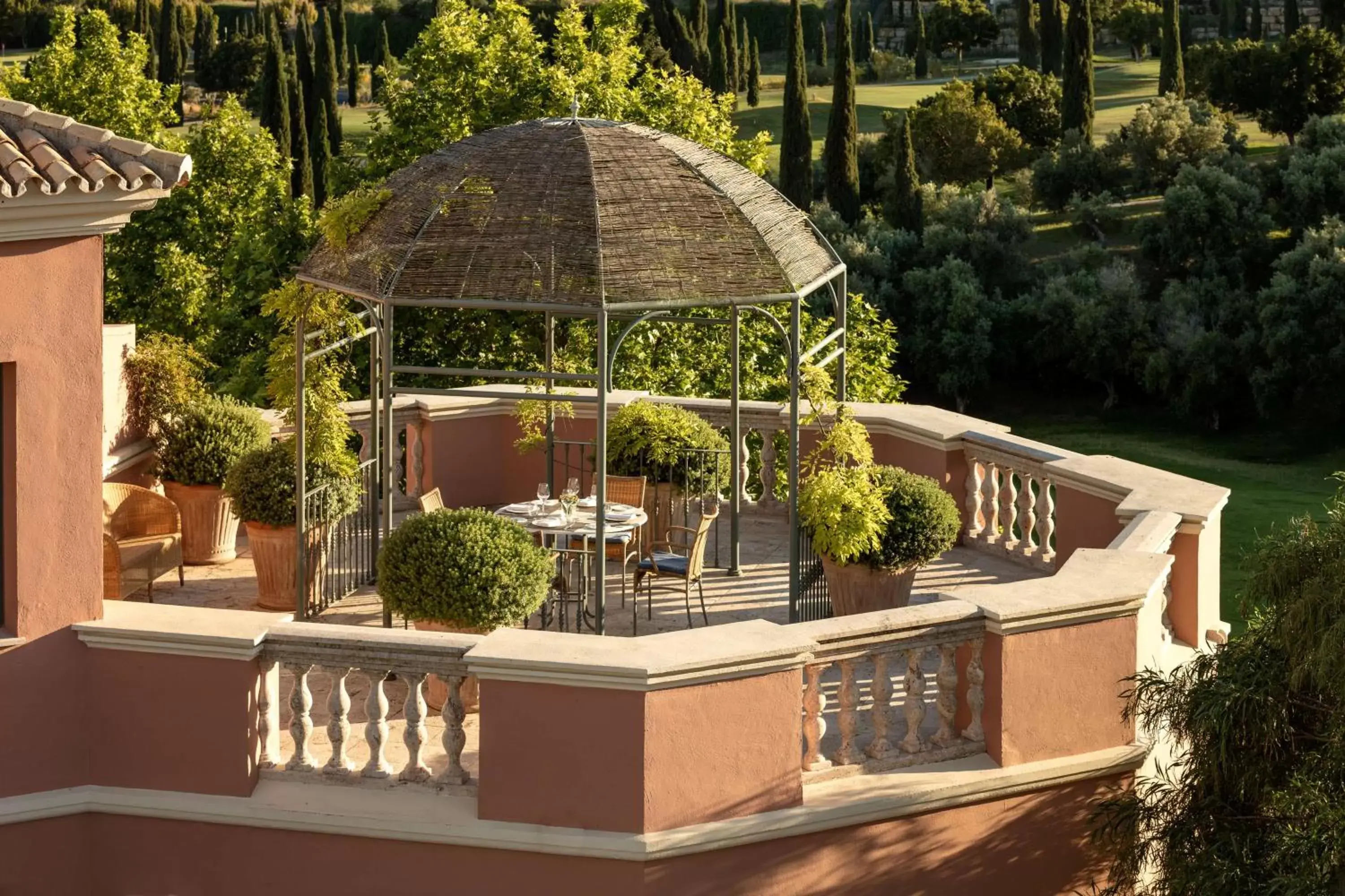 Balcony/Terrace in Anantara Villa Padierna Palace Benahavís Marbella Resort - A Leading Hotel of the World