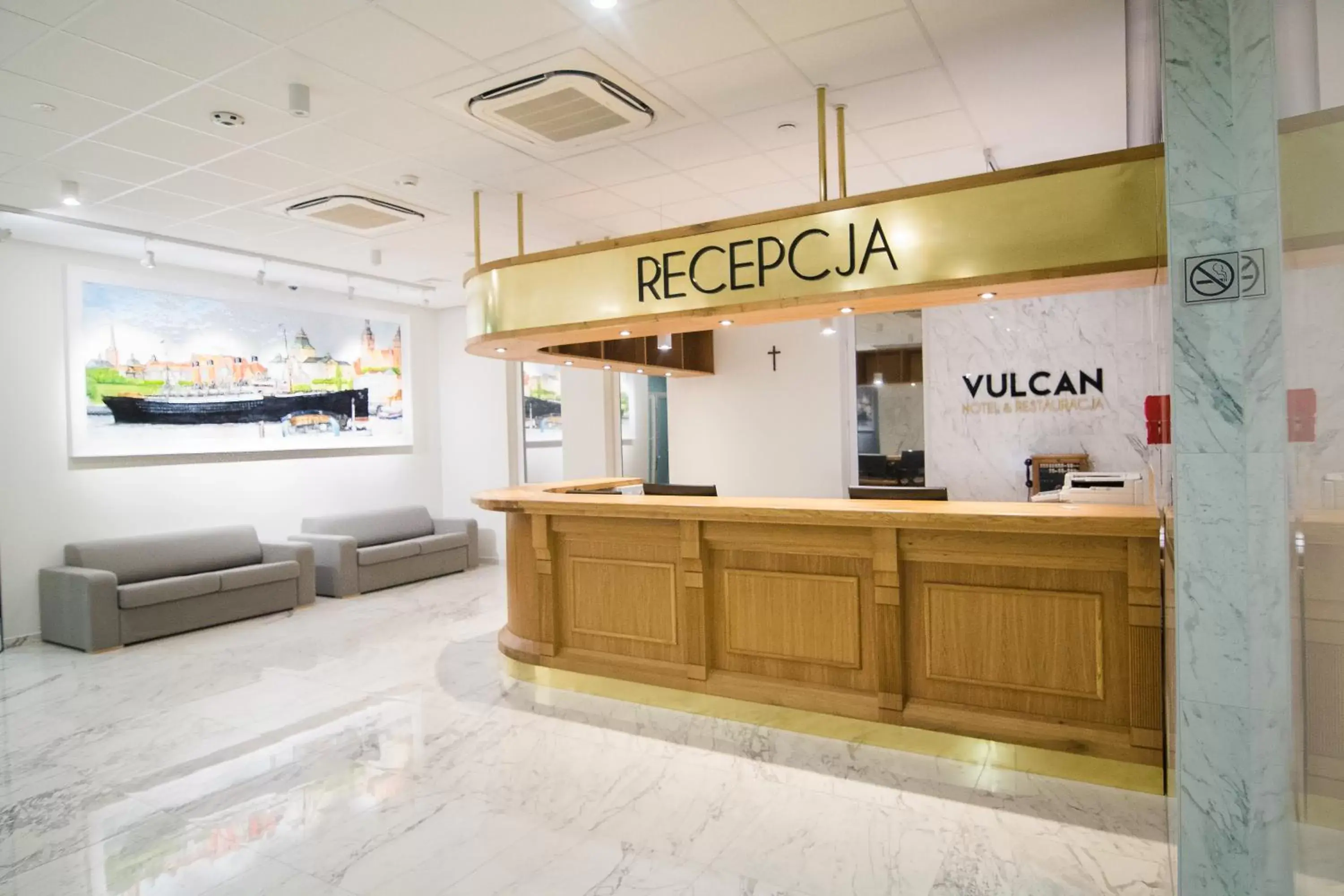 Lobby or reception in Vulcan Hotel Lobby or reception in Vulcan Hotel