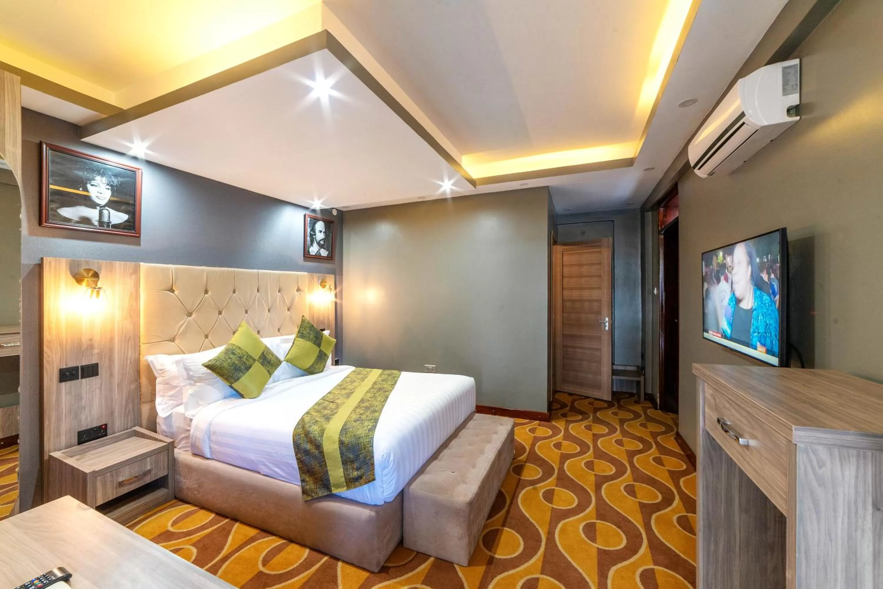 Bedroom, Bed in Afro Park Hotel