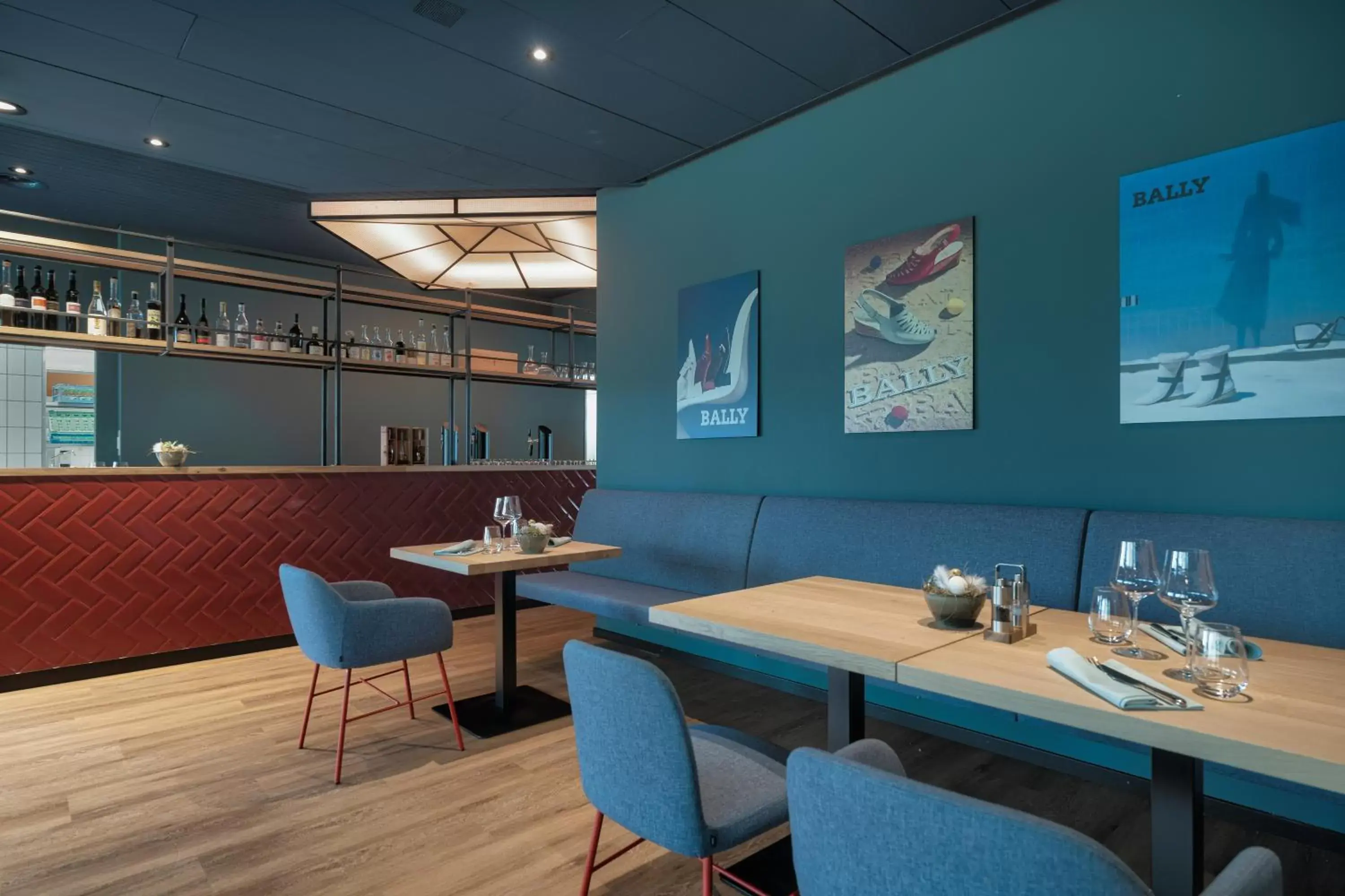 Lounge or bar, Restaurant/Places to Eat in b-smart hotel Schönenwerd