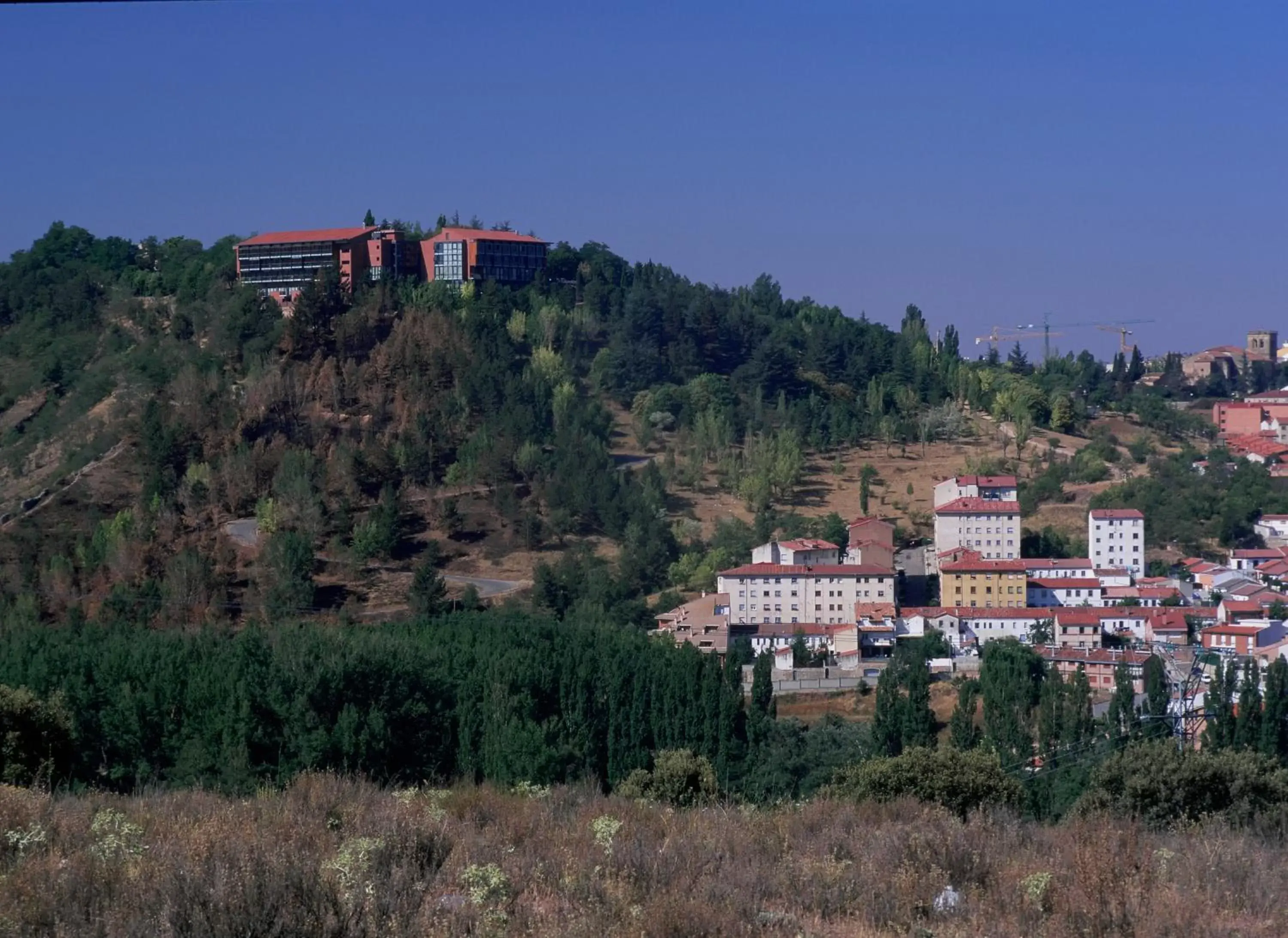 Bird's eye view in Parador de Soria