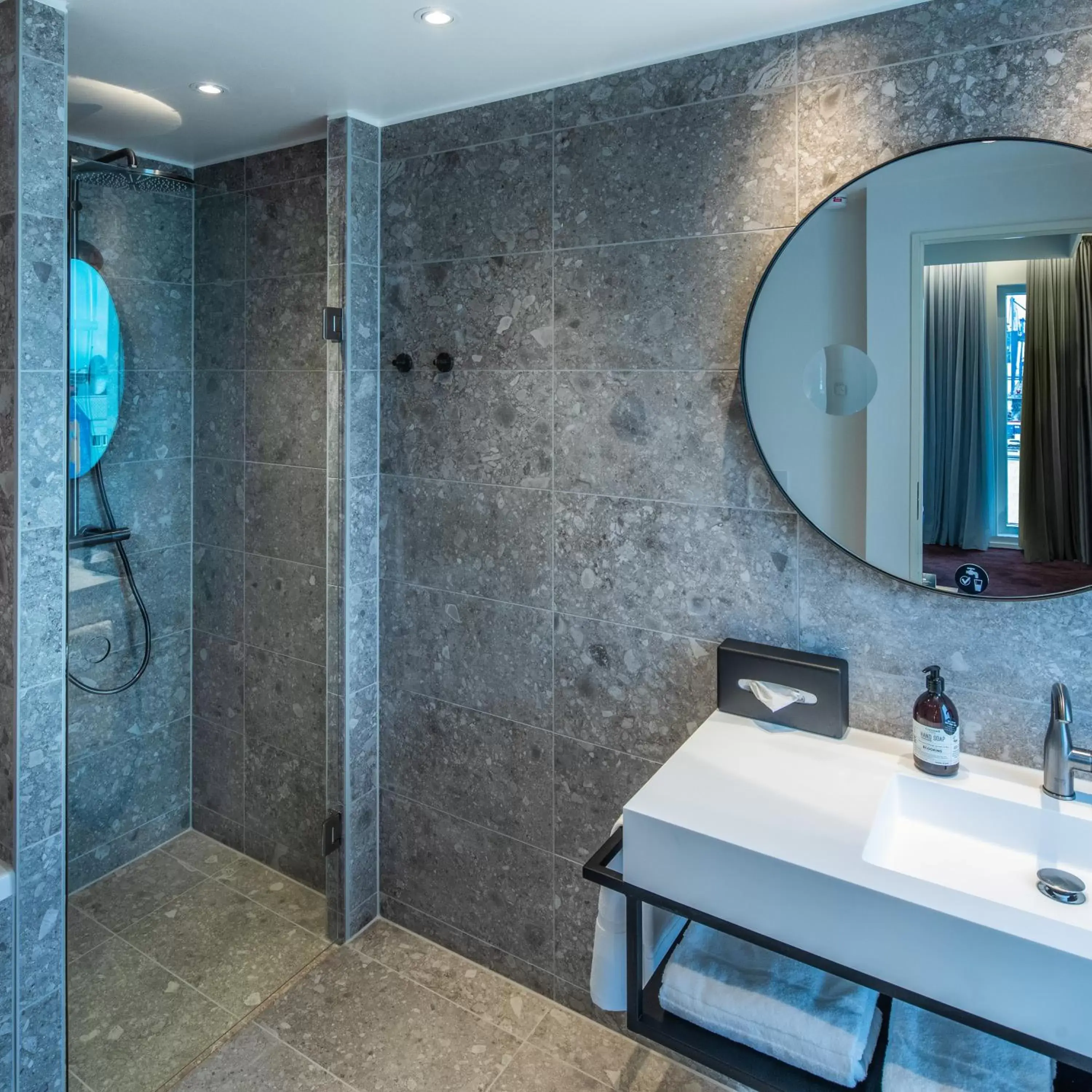 Bathroom in Comwell Copenhagen Portside Dolce by Wyndham