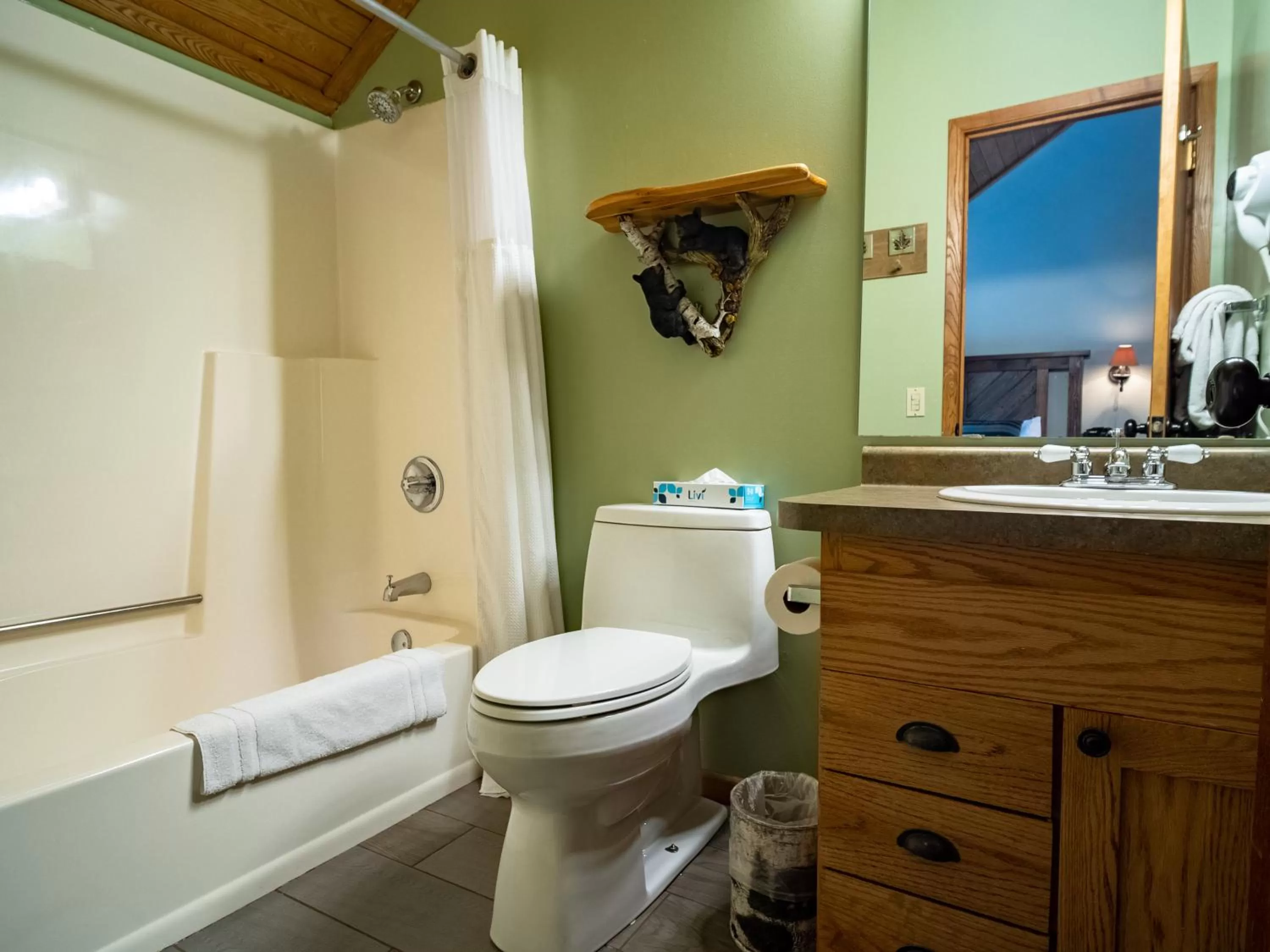 Bathroom in Caribou Highlands Lodge