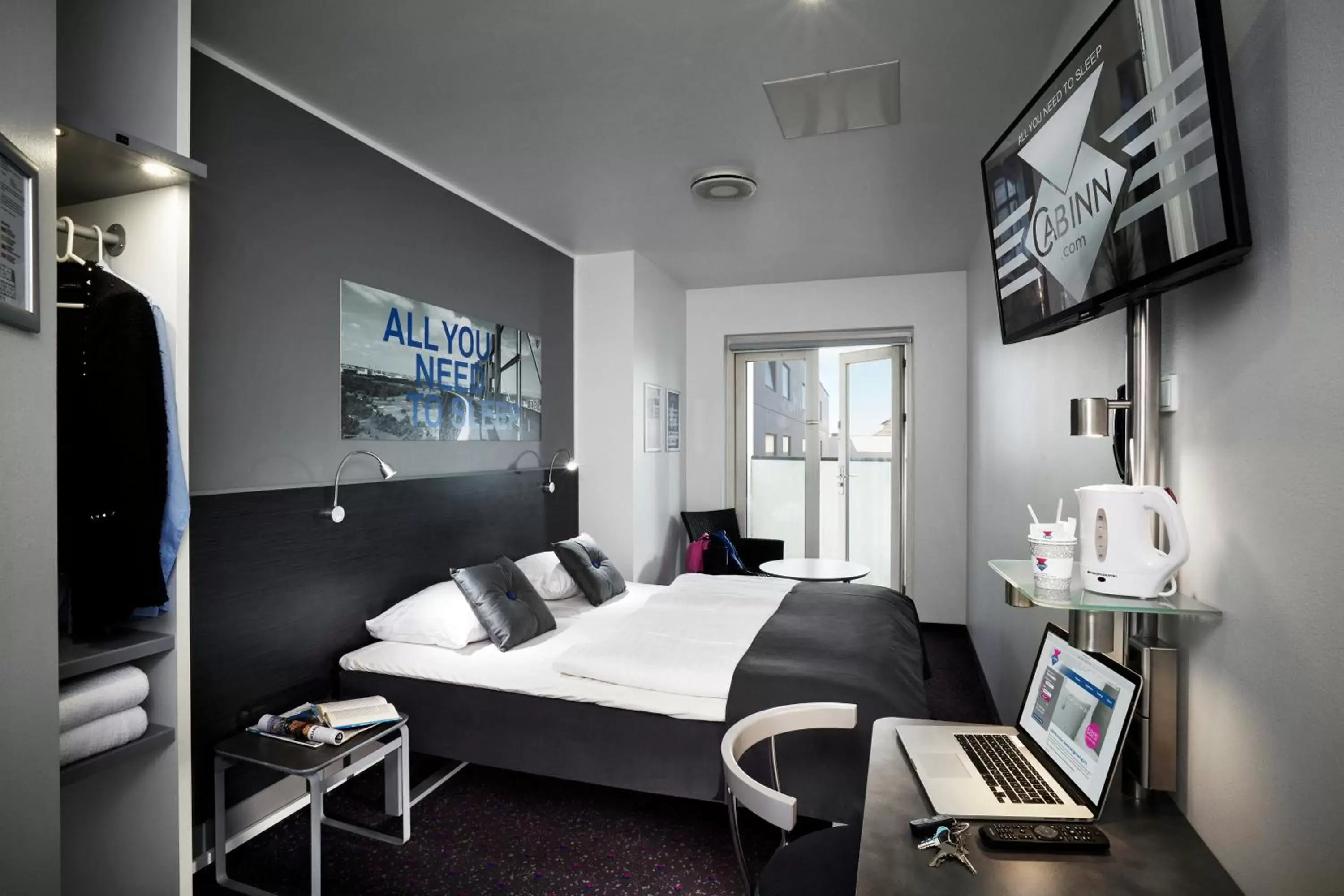 Bedroom, Bed in Cabinn Aarhus Bedroom, Bed in Cabinn Aarhus