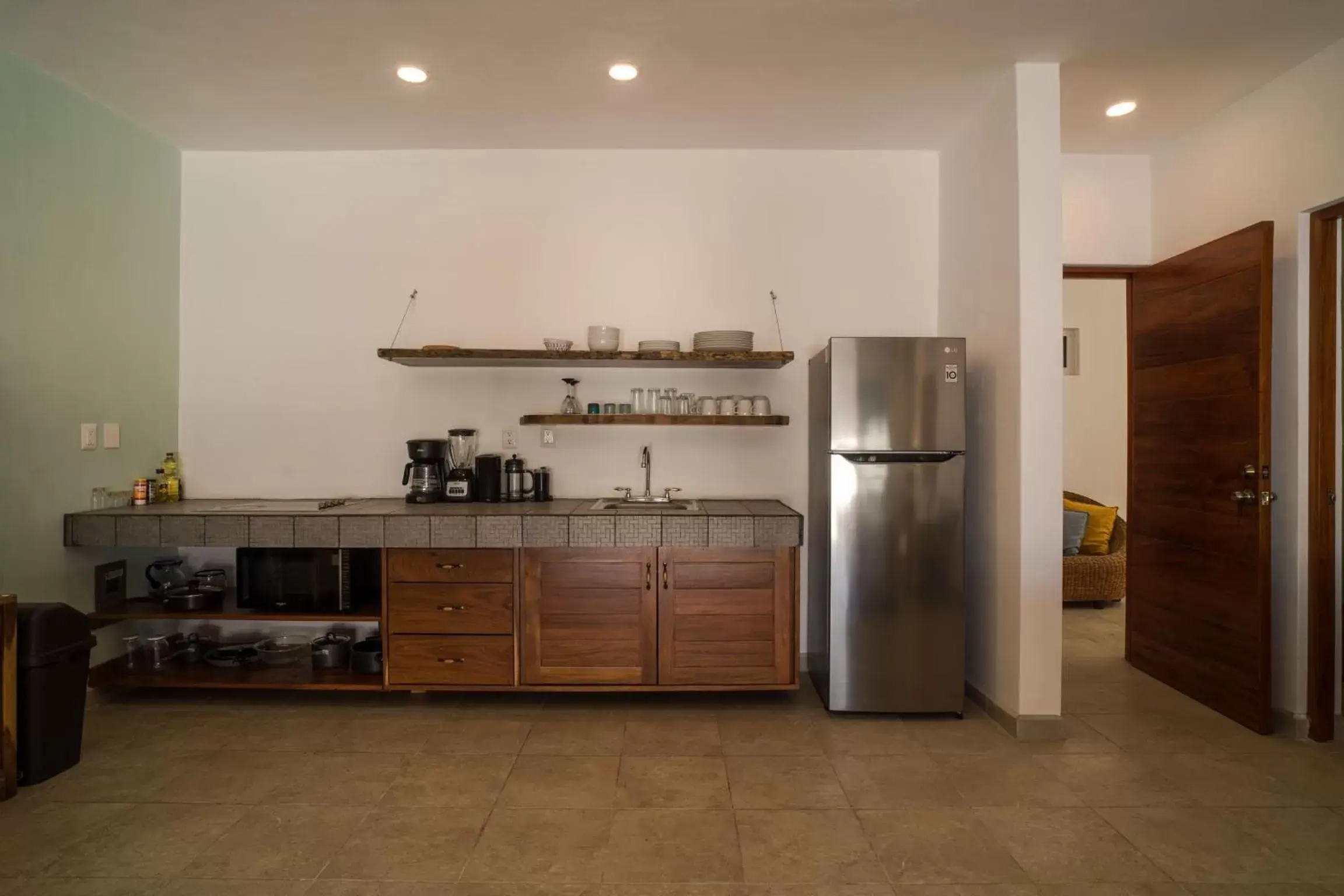 Kitchen or kitchenette, Kitchen/Kitchenette in Caliza Tulum Hotel