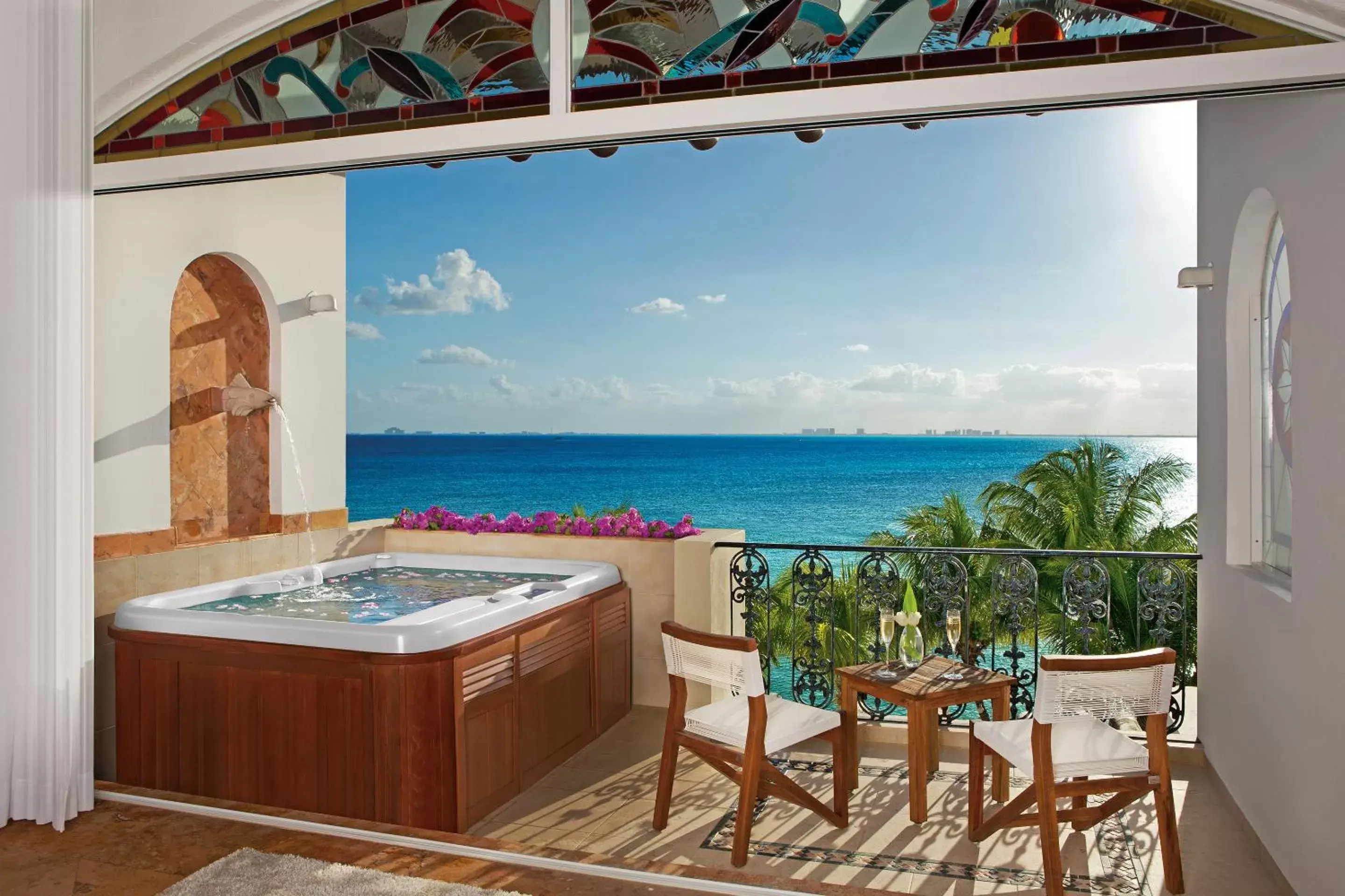 Balcony/Terrace in Zoetry Villa Rolandi Isla Mujeres Cancun - All Inclusive