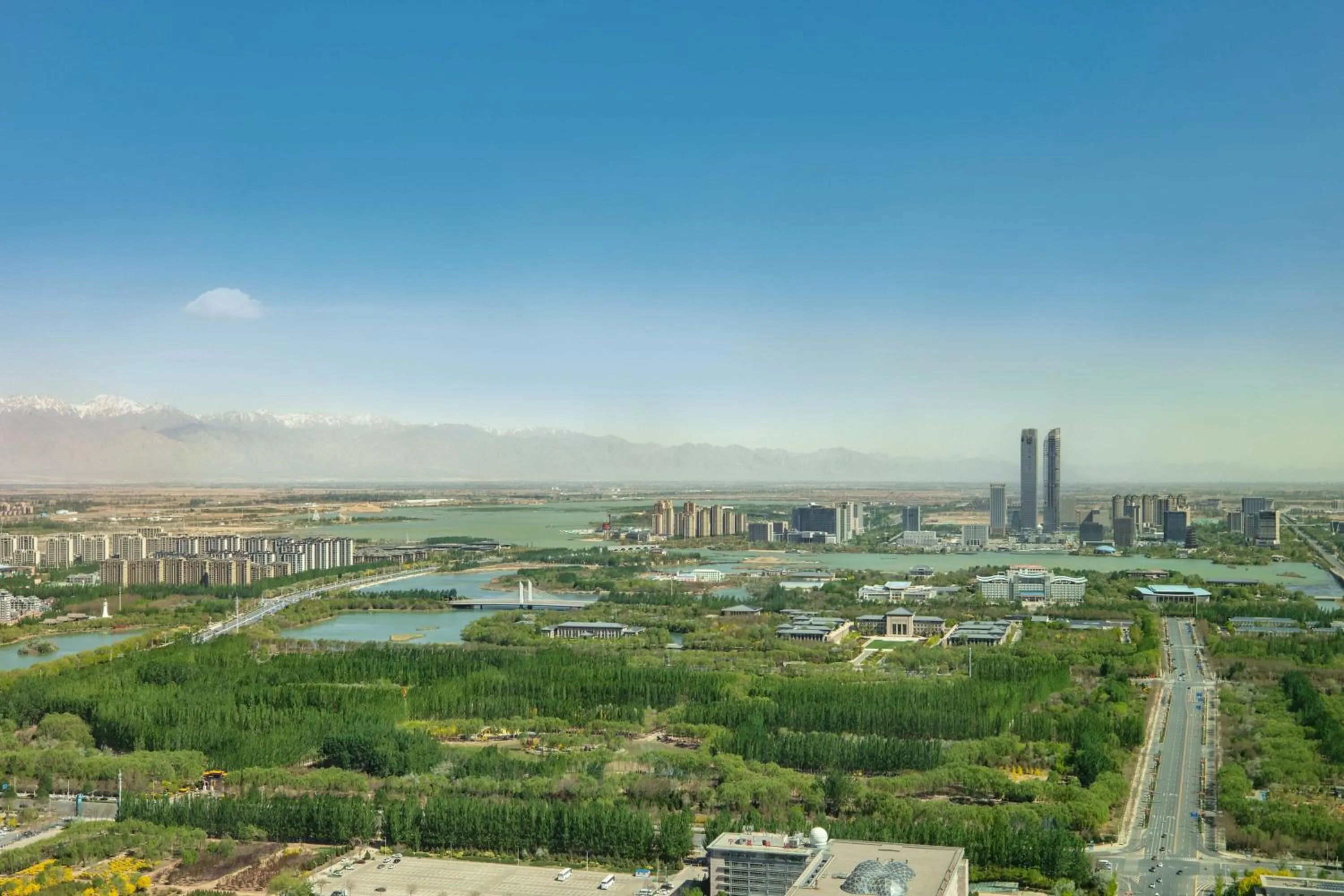 Photo of the whole room in JW Marriott Hotel Yinchuan