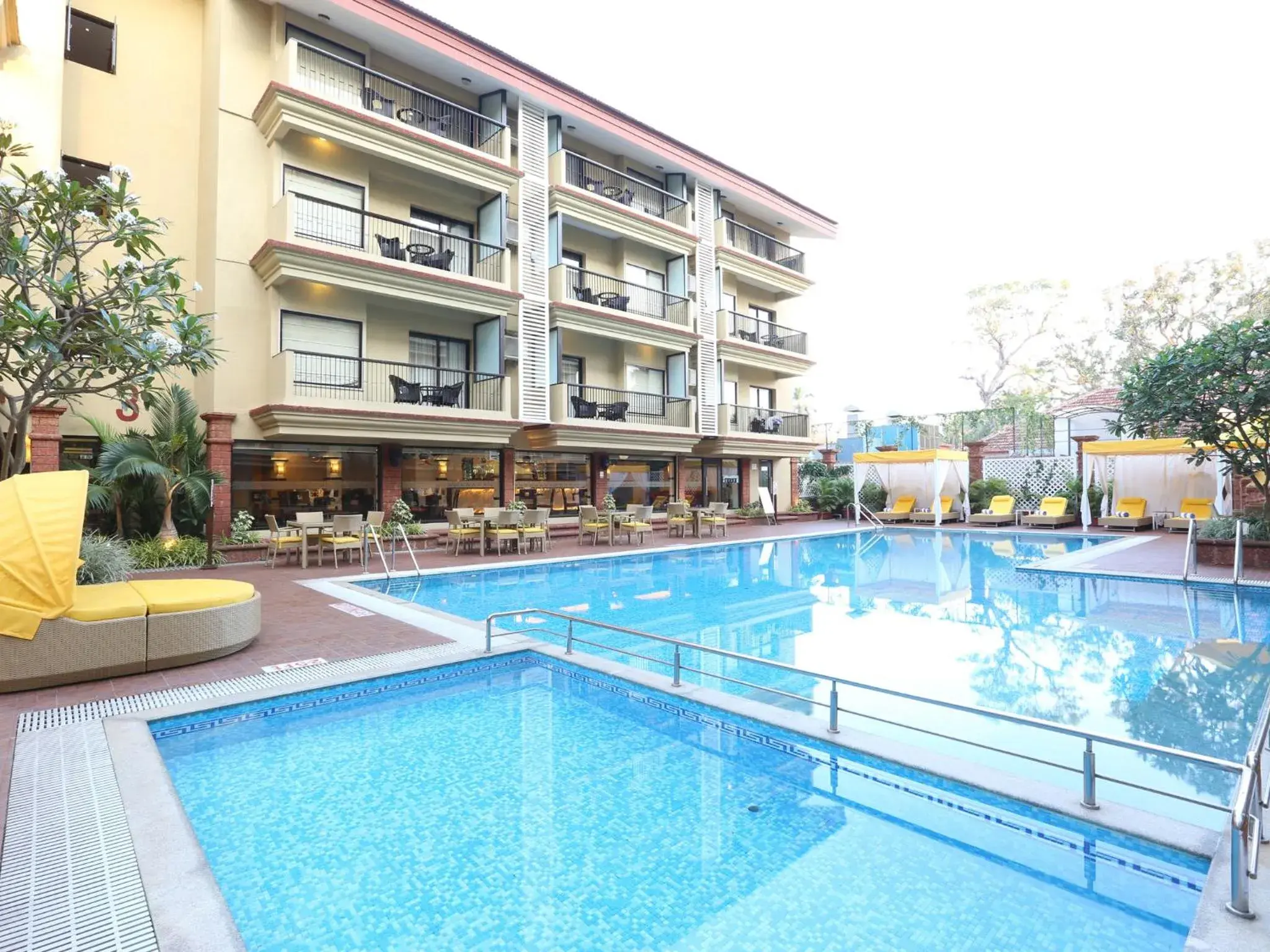 Property building, Swimming Pool in Deltin Suites