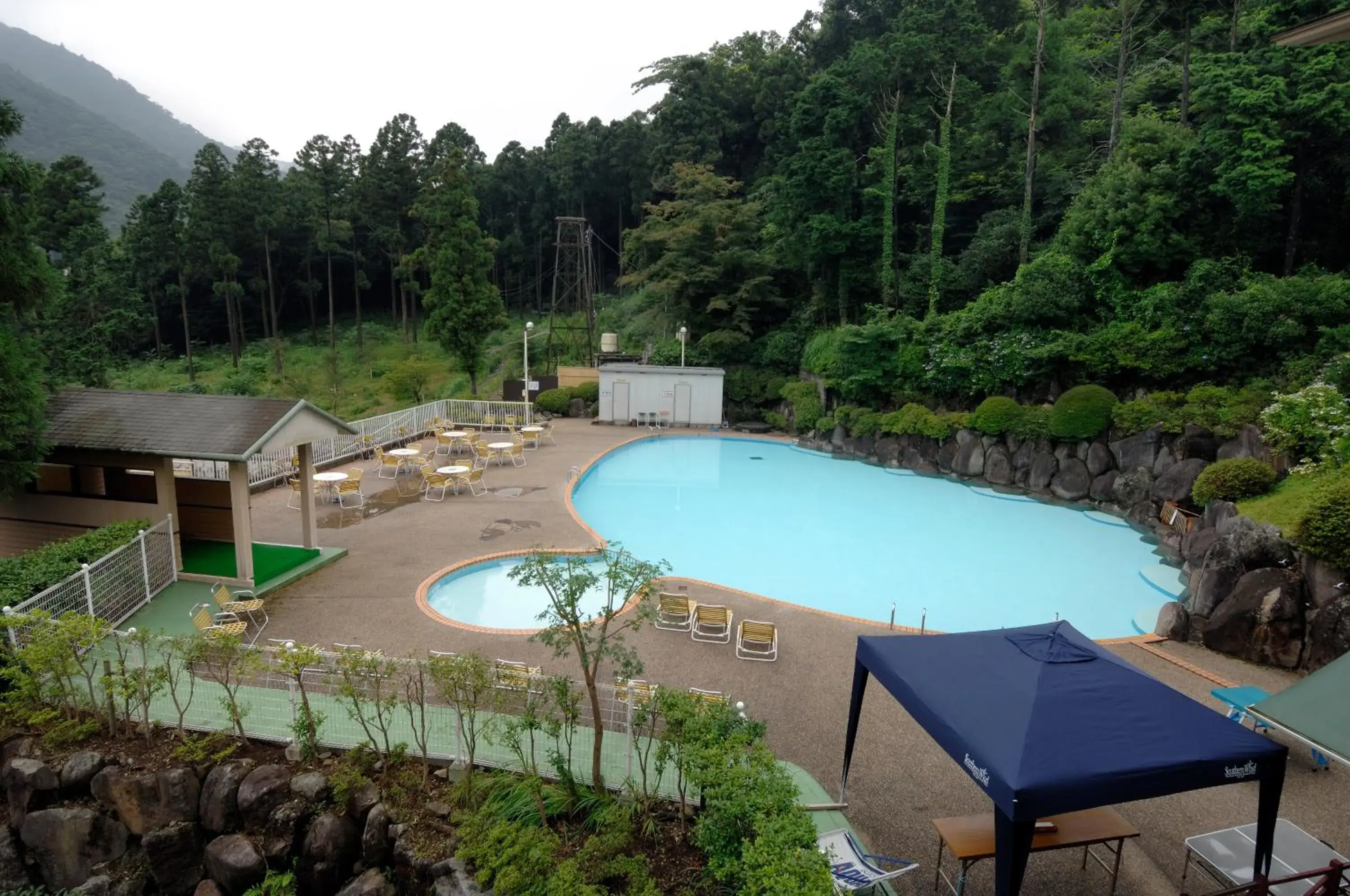 Swimming pool, Pool View in Hakonenomori Okada Hotel