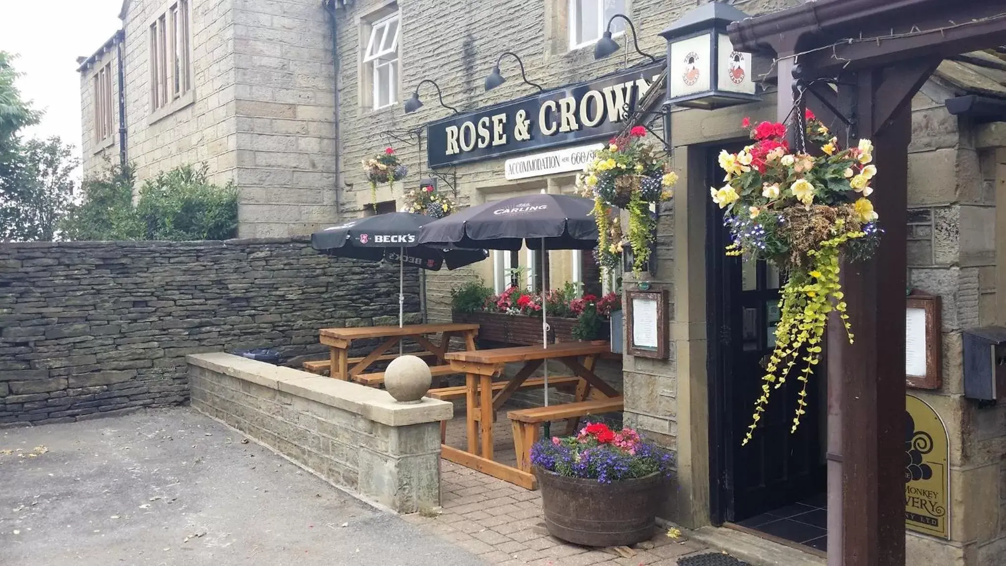 Patio in The Rose and Crown