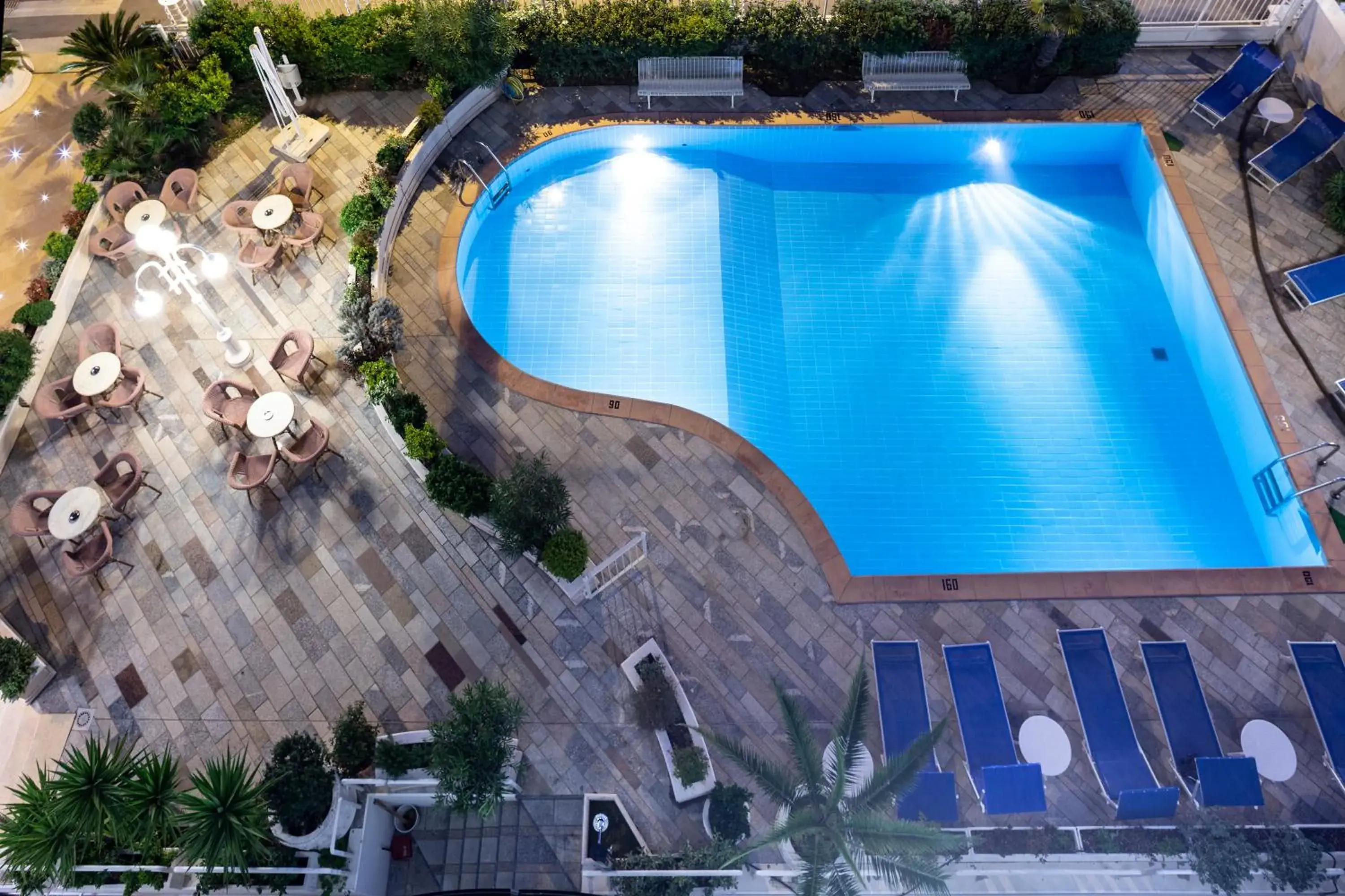 Pool View in Hotel Ambassador