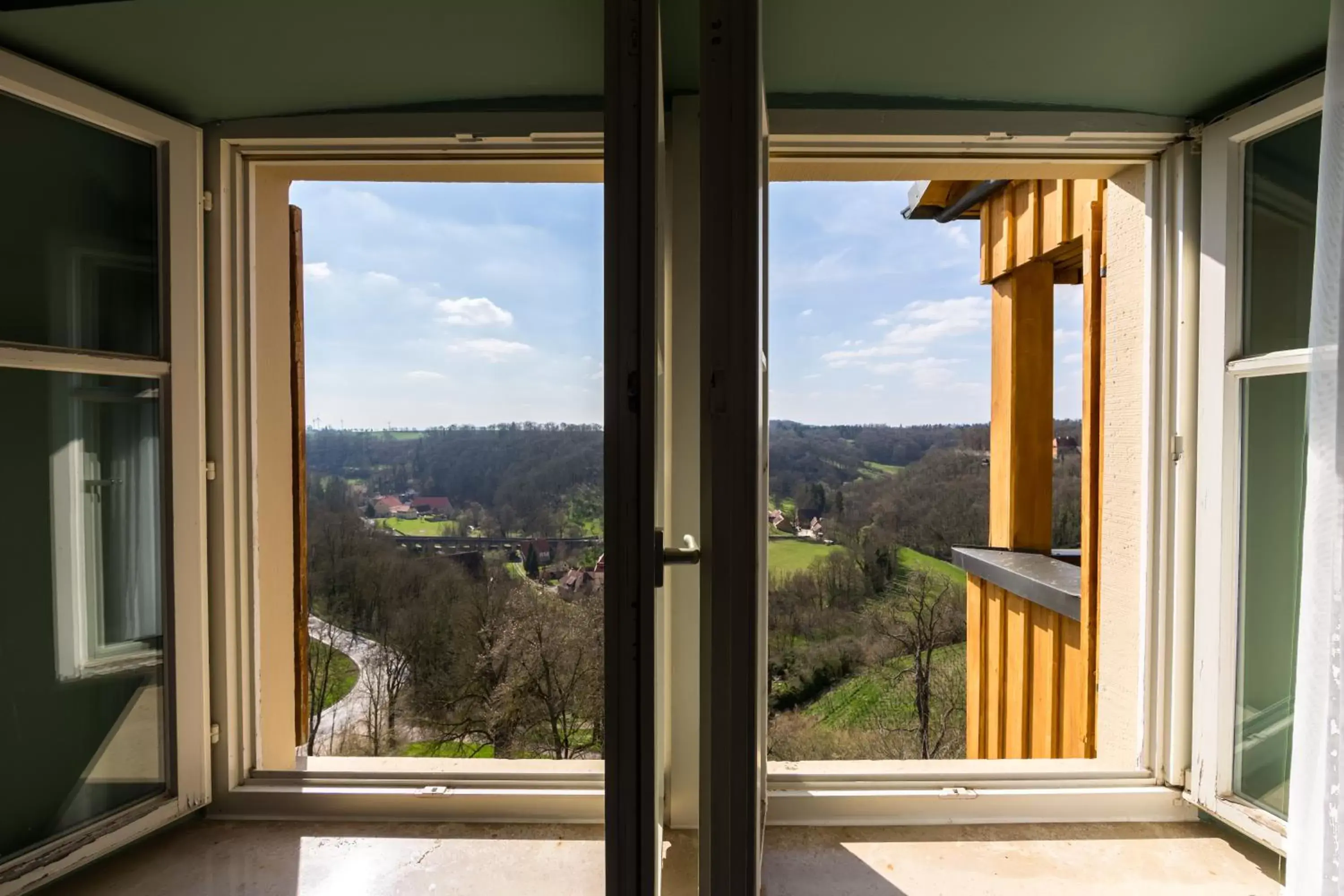 View (from property/room), Mountain View in Historik Hotel Goldener Hirsch Rothenburg