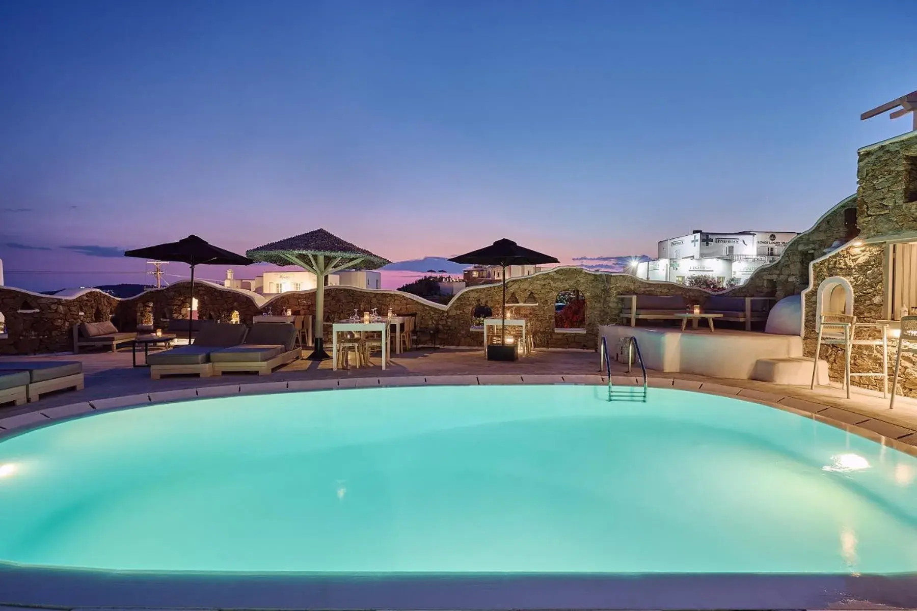 Pool view, Swimming Pool in Paolas own Boutique Hotel