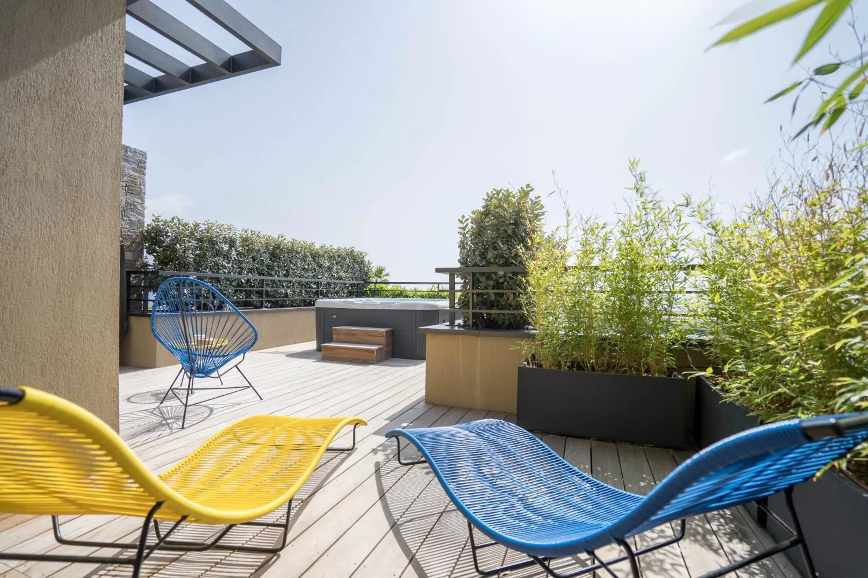 Balcony/Terrace in EDEN HÔTEL