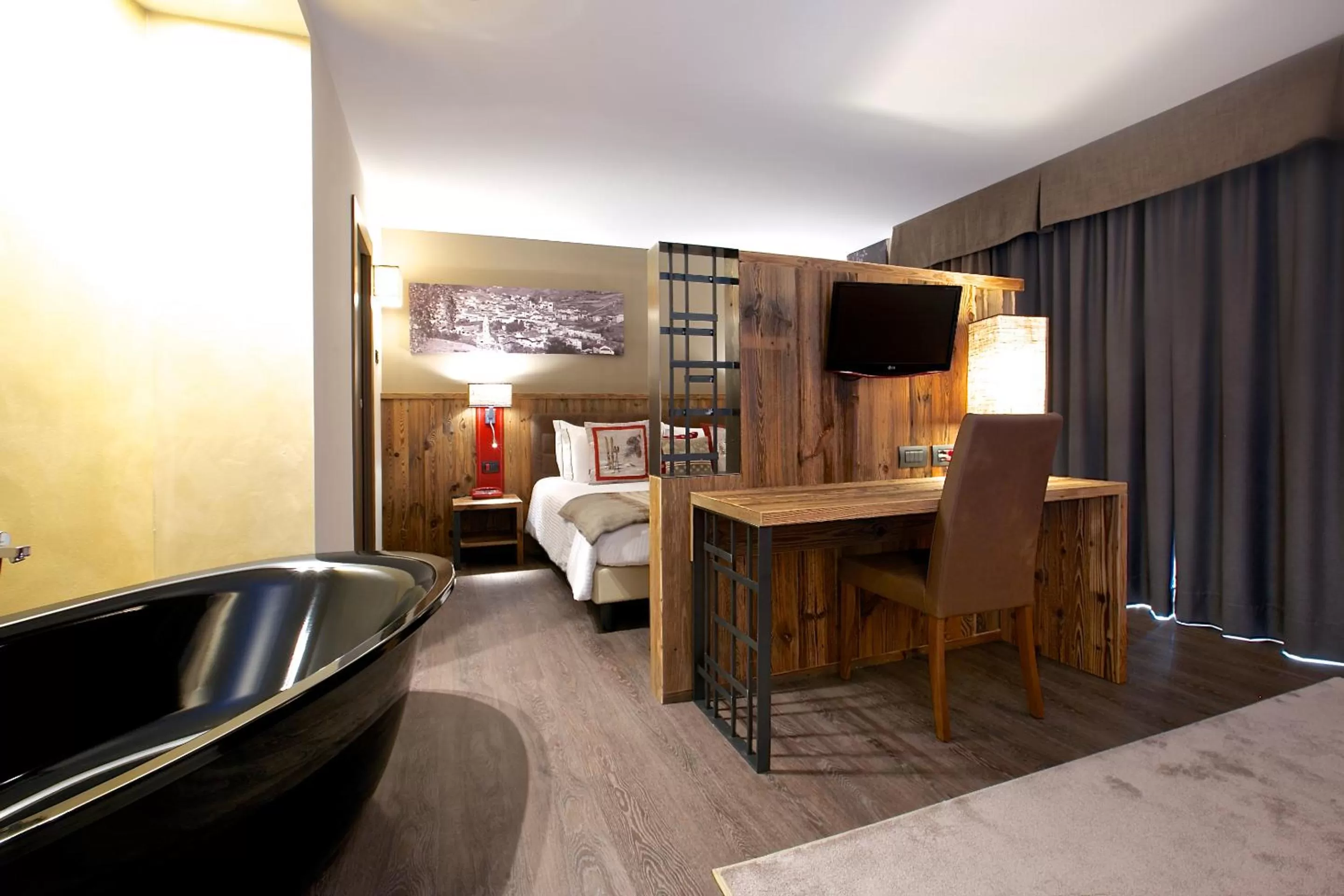 Bed in Olimpia Hotel