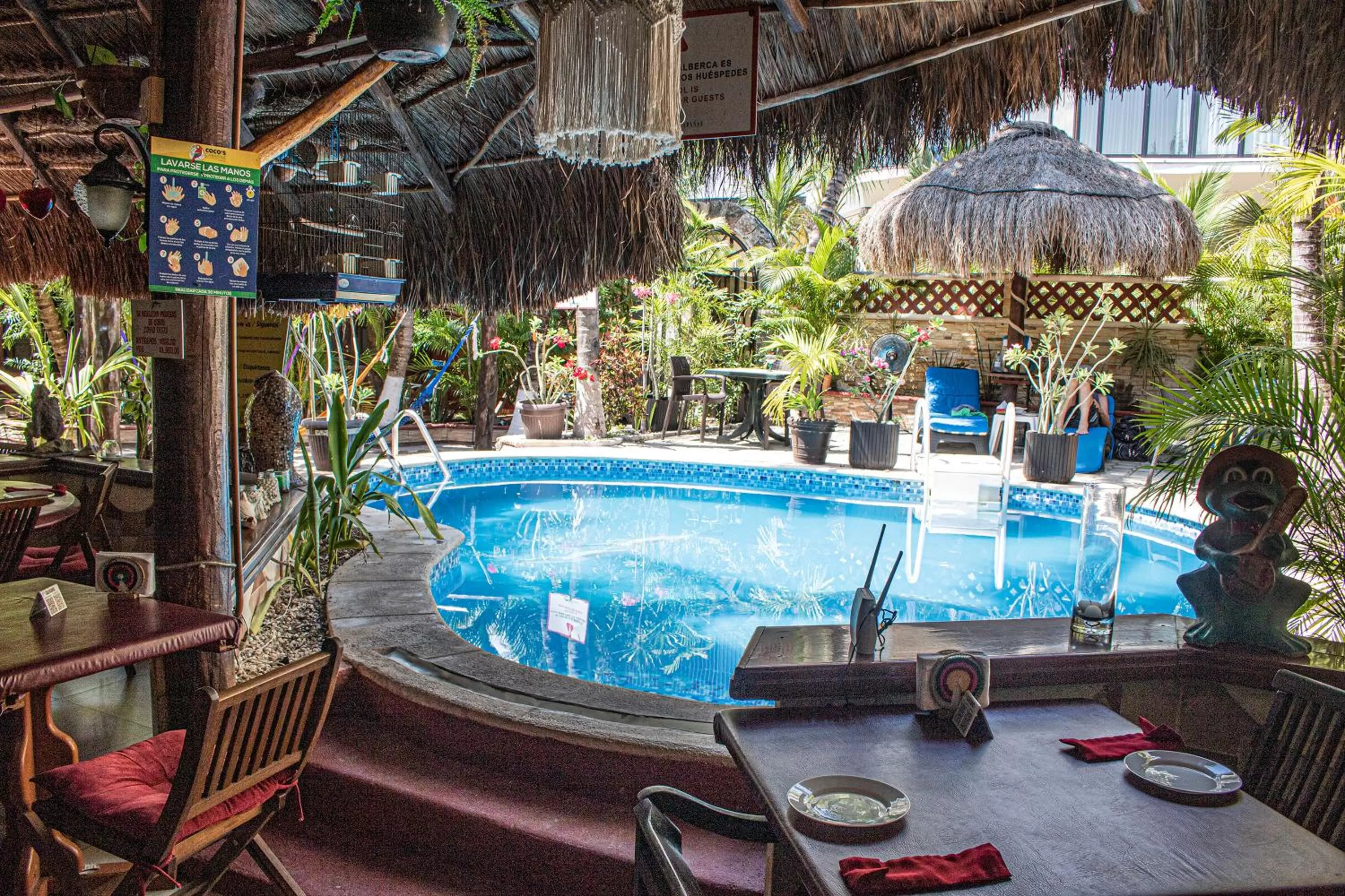 Swimming pool in Cocos Cabañas Playa del Carmen Adults Only